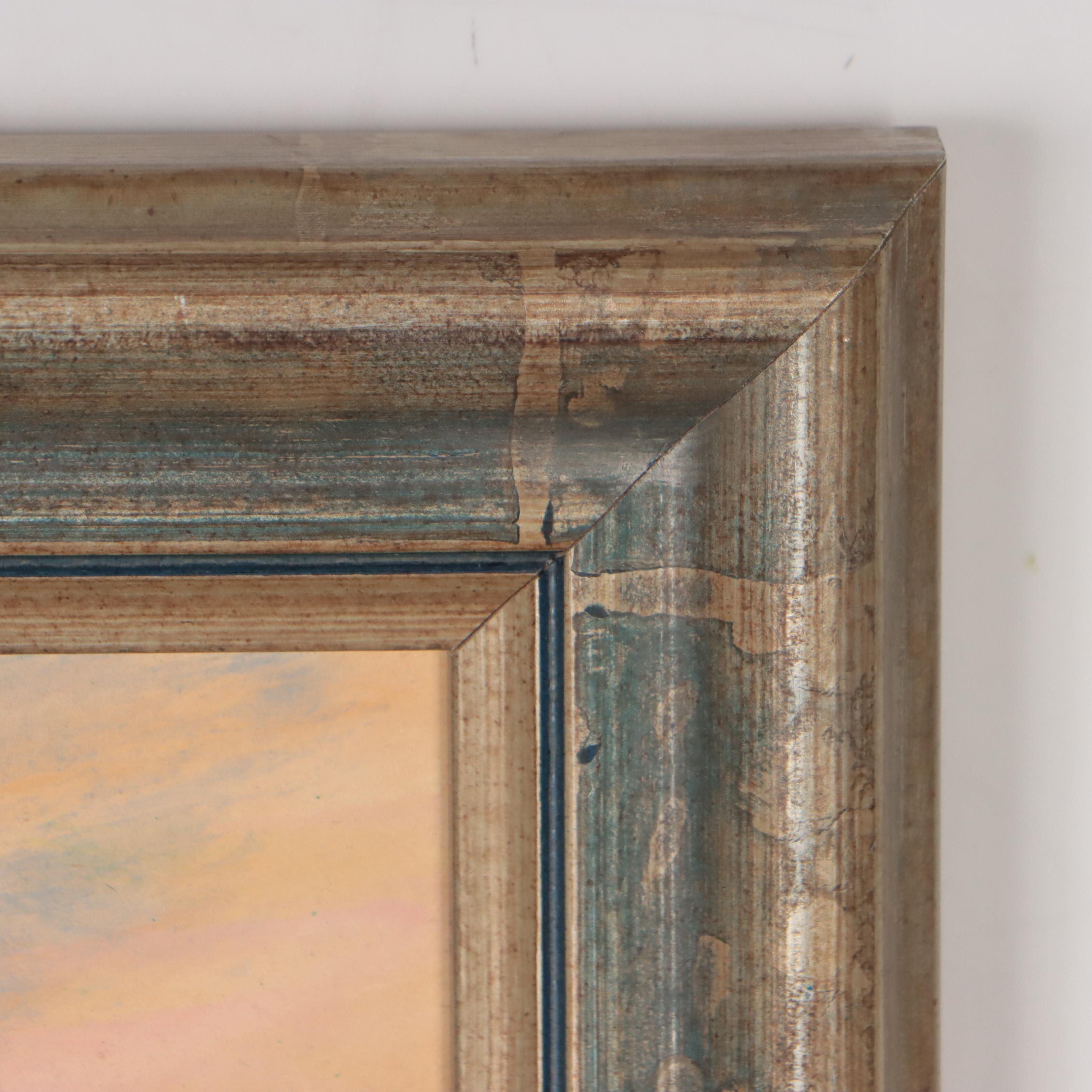 Oil Painting of Rooster Portrait