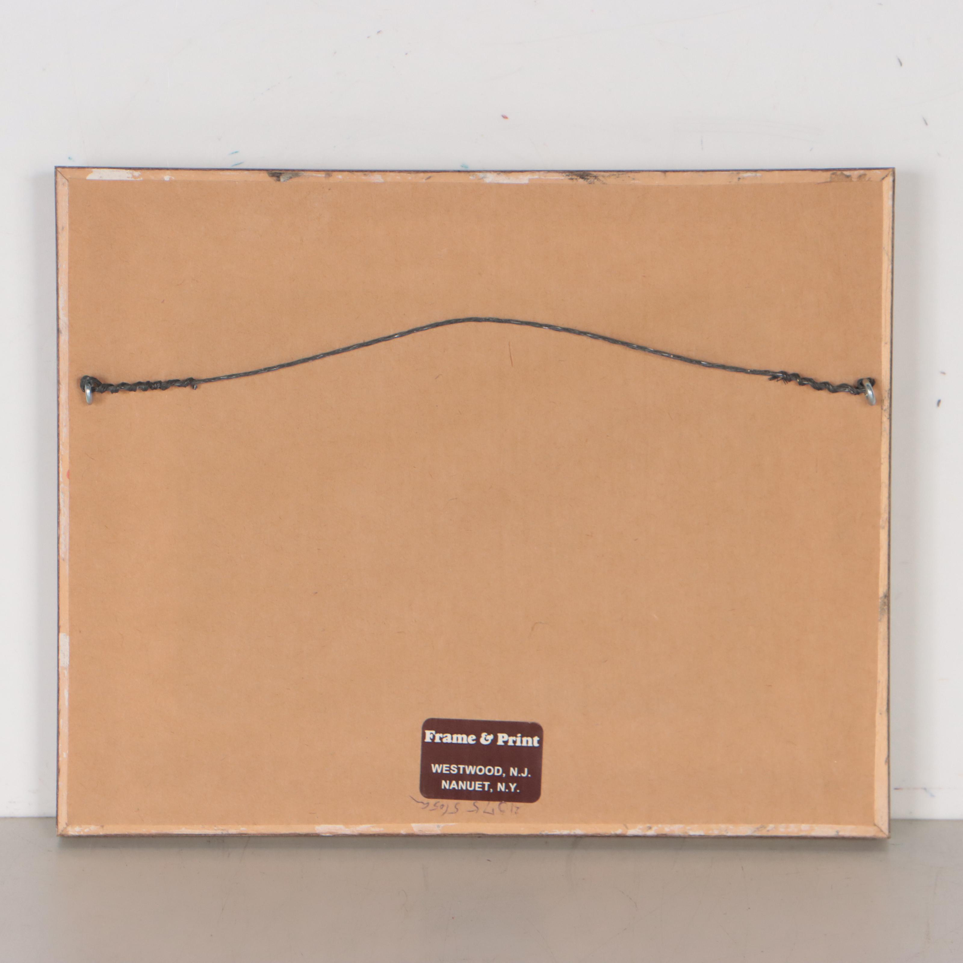 Oil Painting of Rooster Portrait