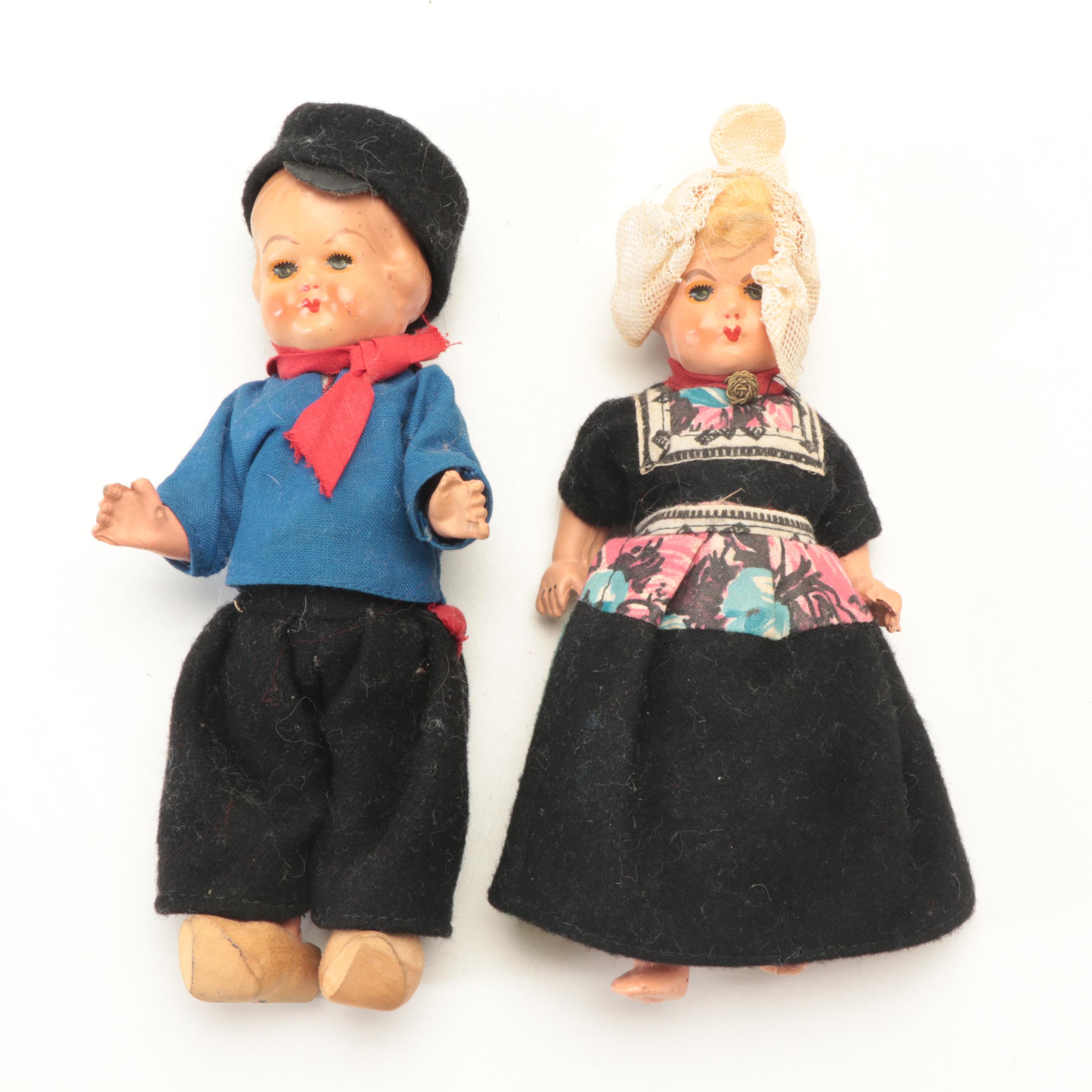Ideal and More Dolls Including Infant, International Style Dolls, Mid-20th C.