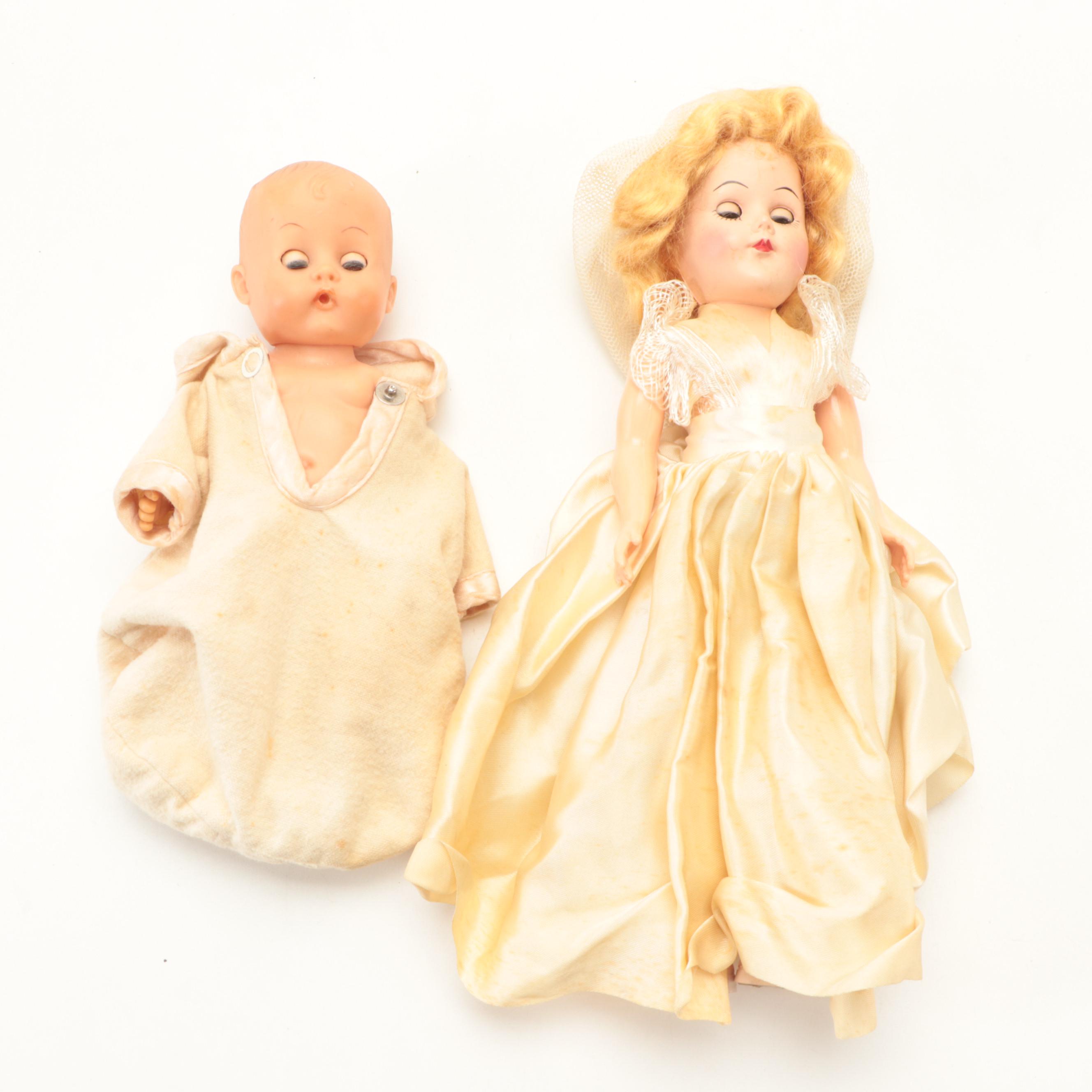 Ideal and More Dolls Including Infant, International Style Dolls, Mid-20th C.