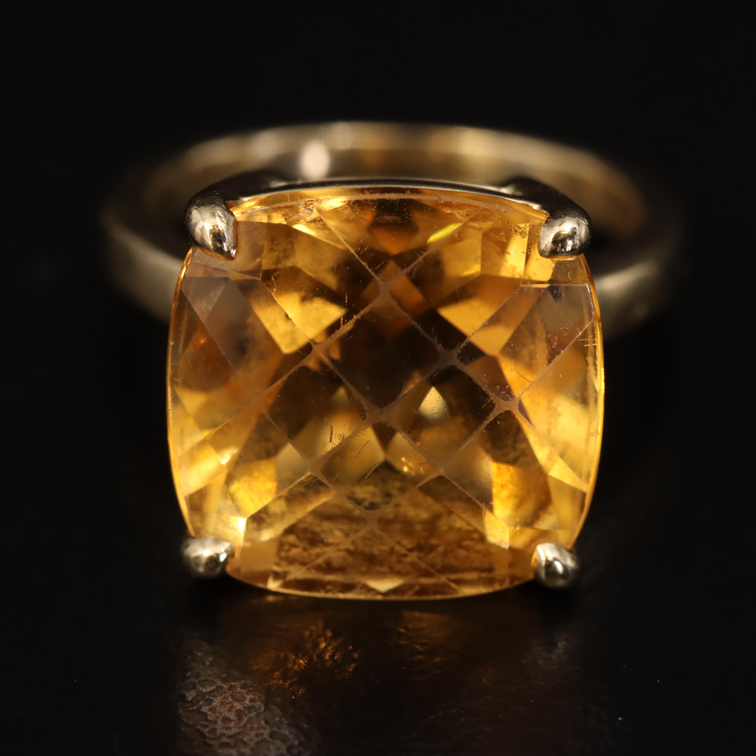 Tiffany & Co. 18K Citrine Ring