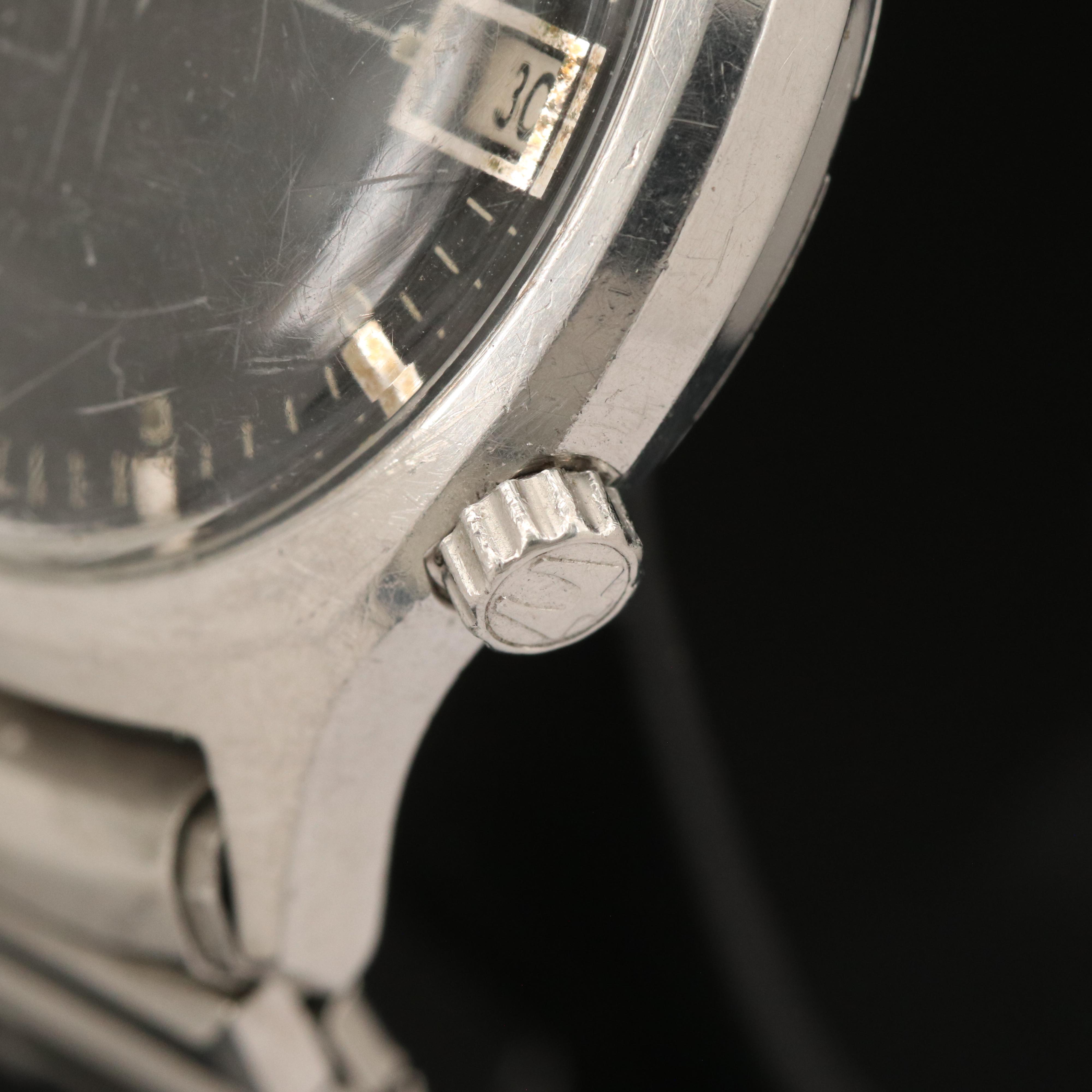 1967 Bulova Accutron Stainless Steel Watch with Original Box