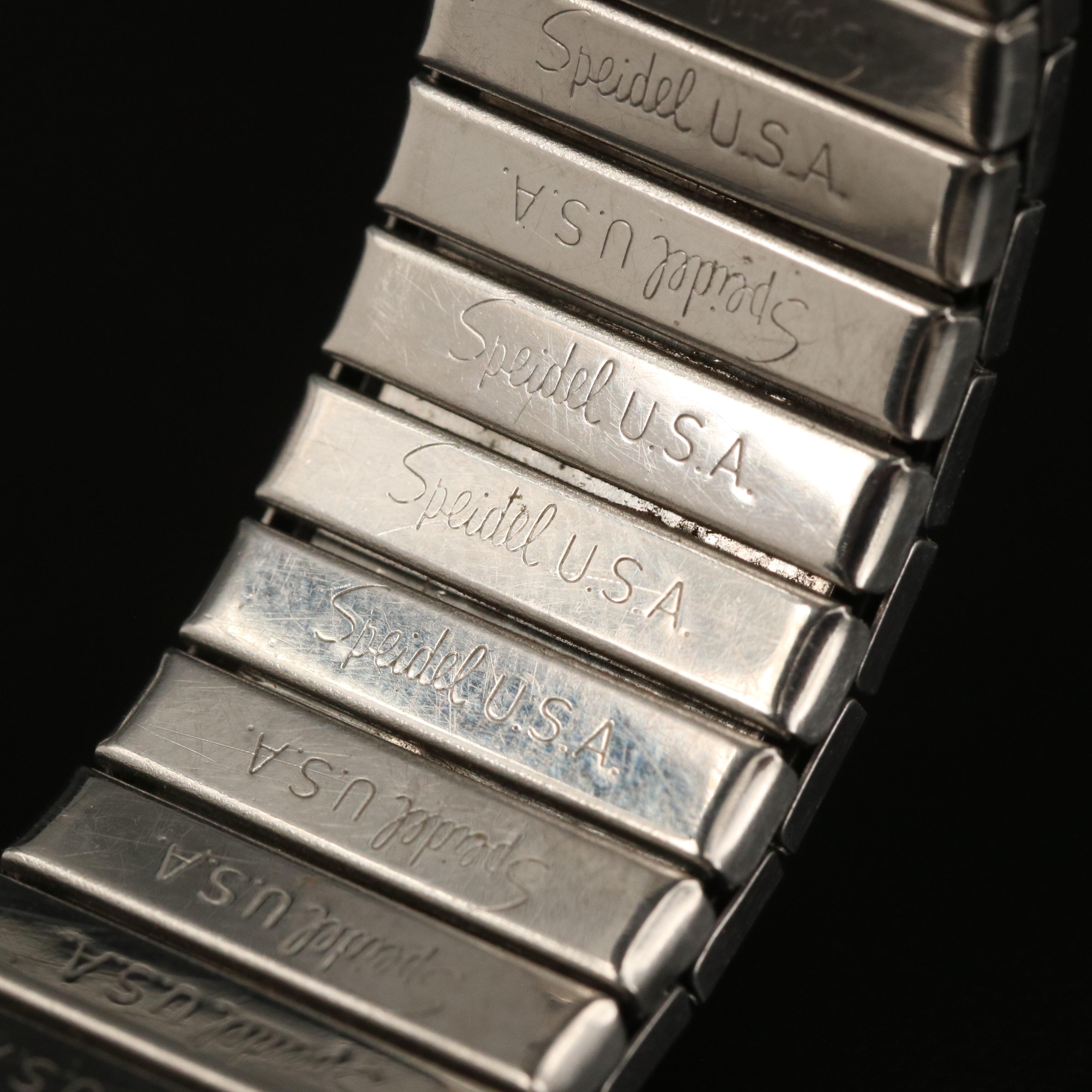 1967 Bulova Accutron Stainless Steel Watch with Original Box