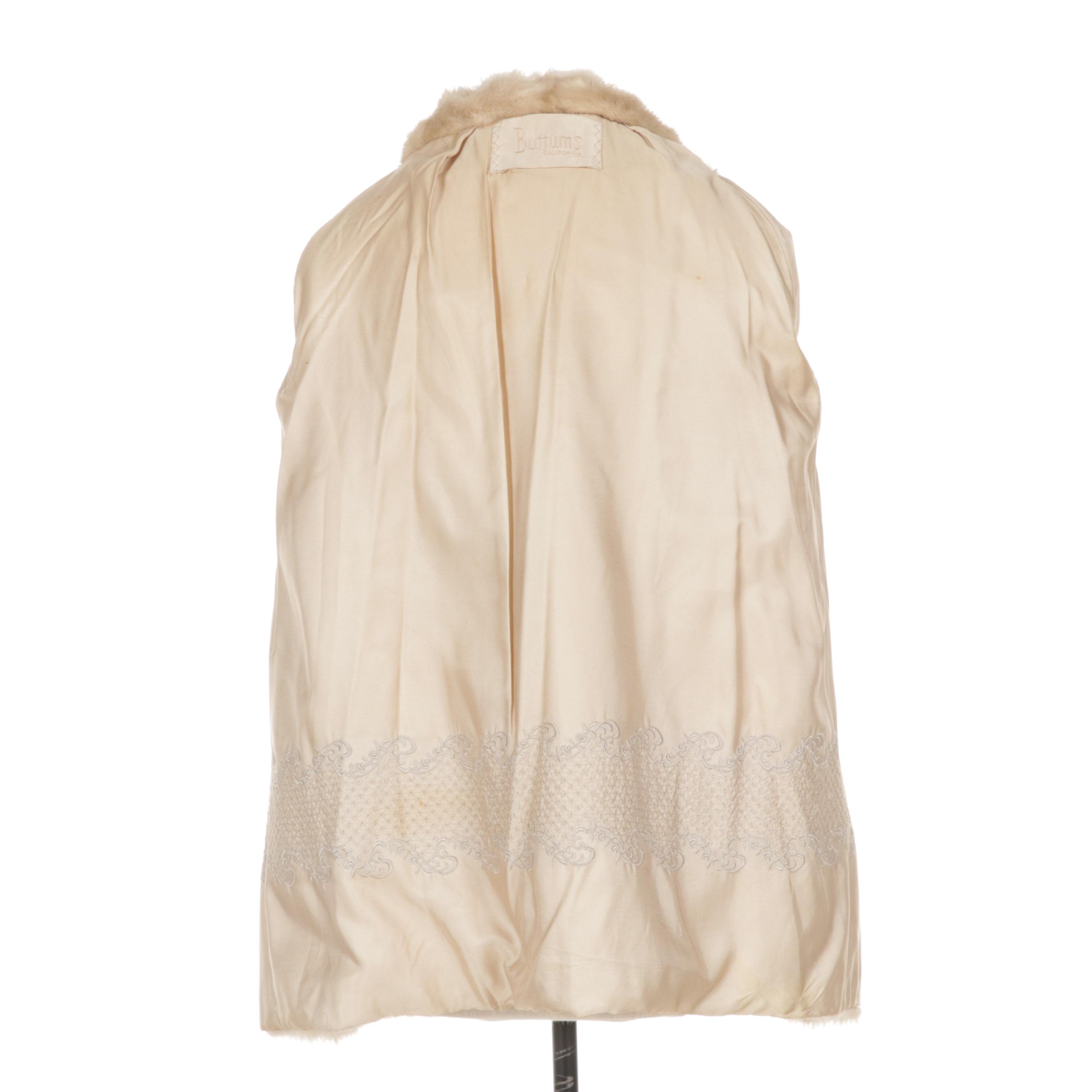 Mink Fur Stroller From Buffums' of California