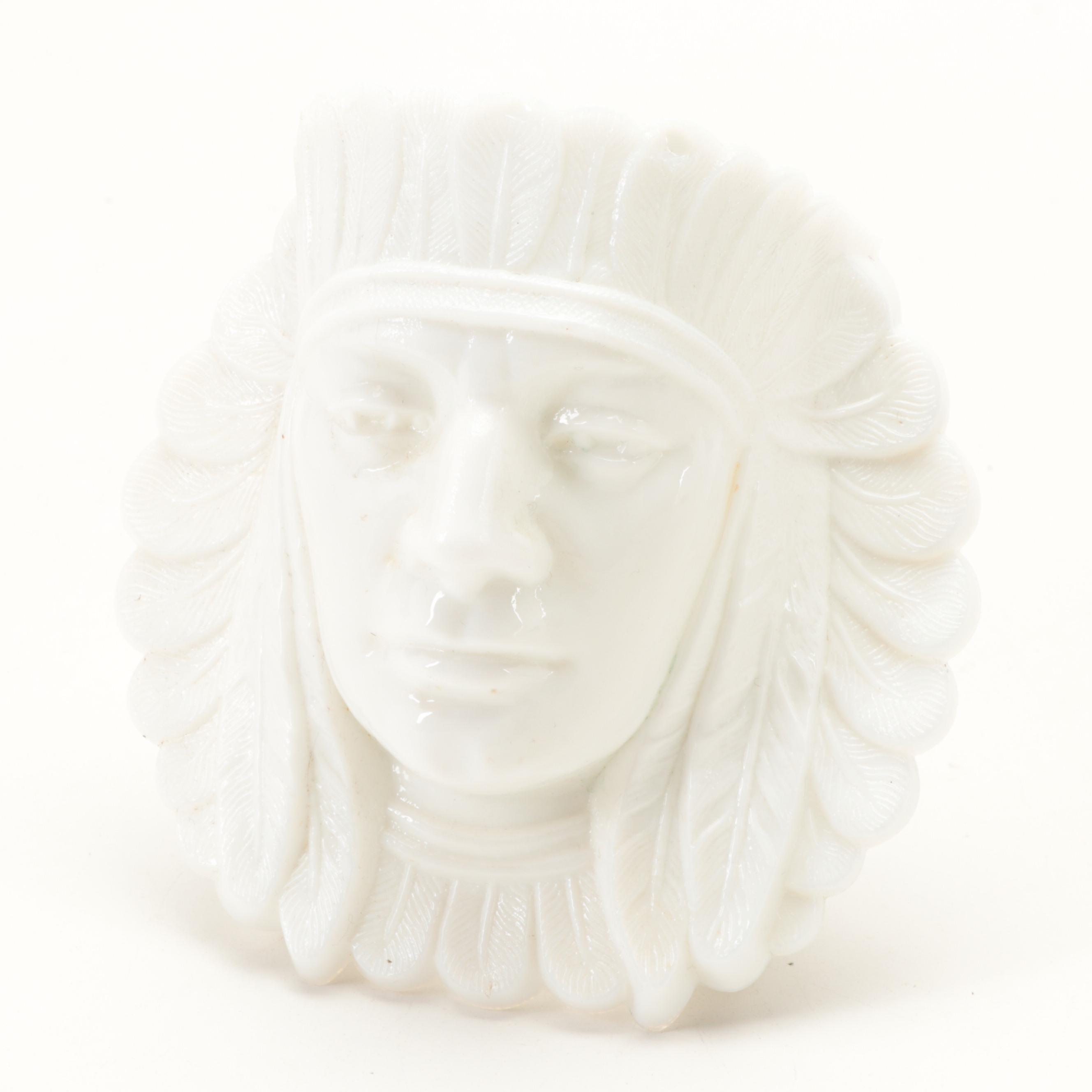 St. Clair and Other Carnival and Slag Glass Toothpick Holders and Wall Pocket