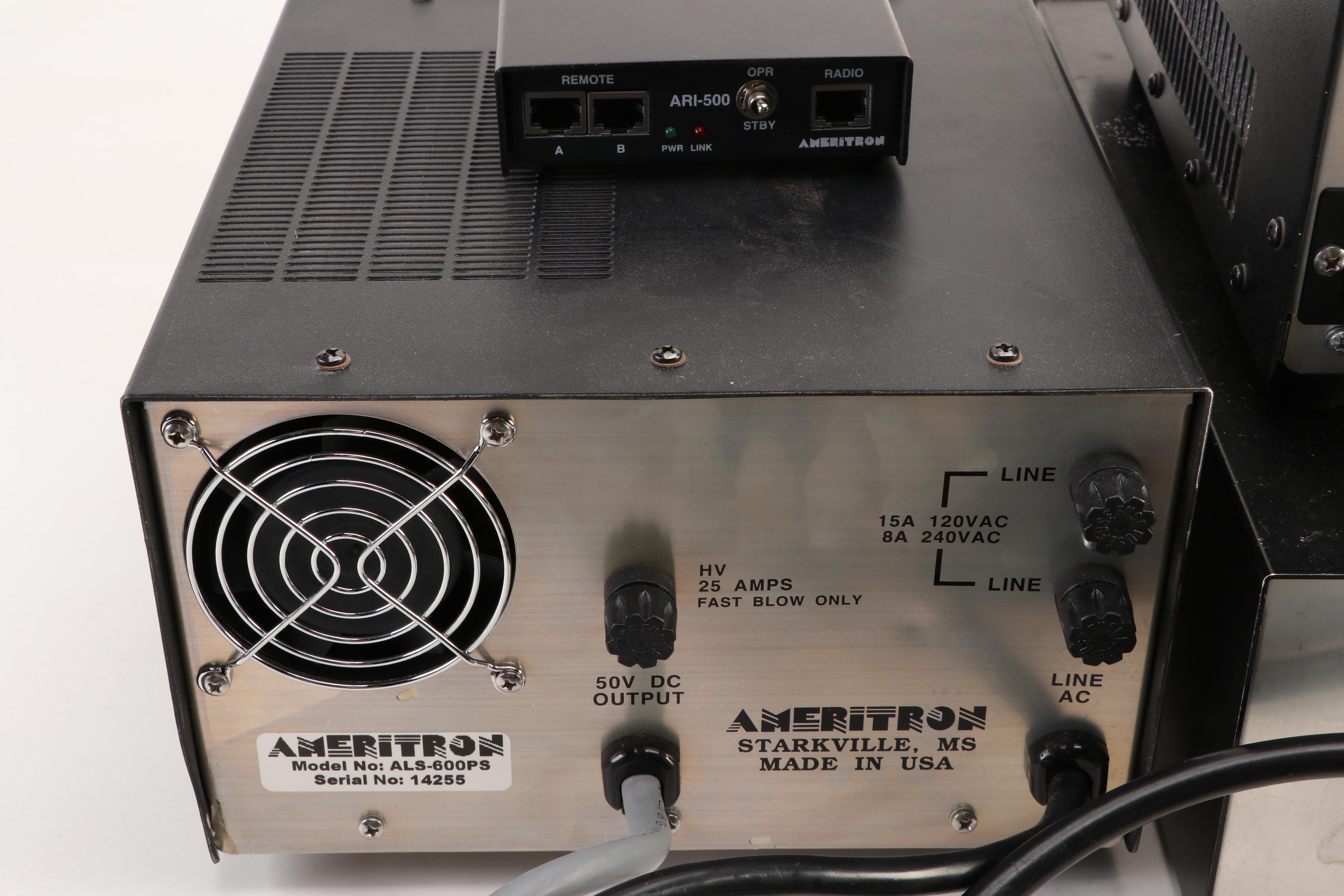 Ameritron ALS-600 and ALS-600PS Amplifiers with MFK Enterprises Antenna Tuner