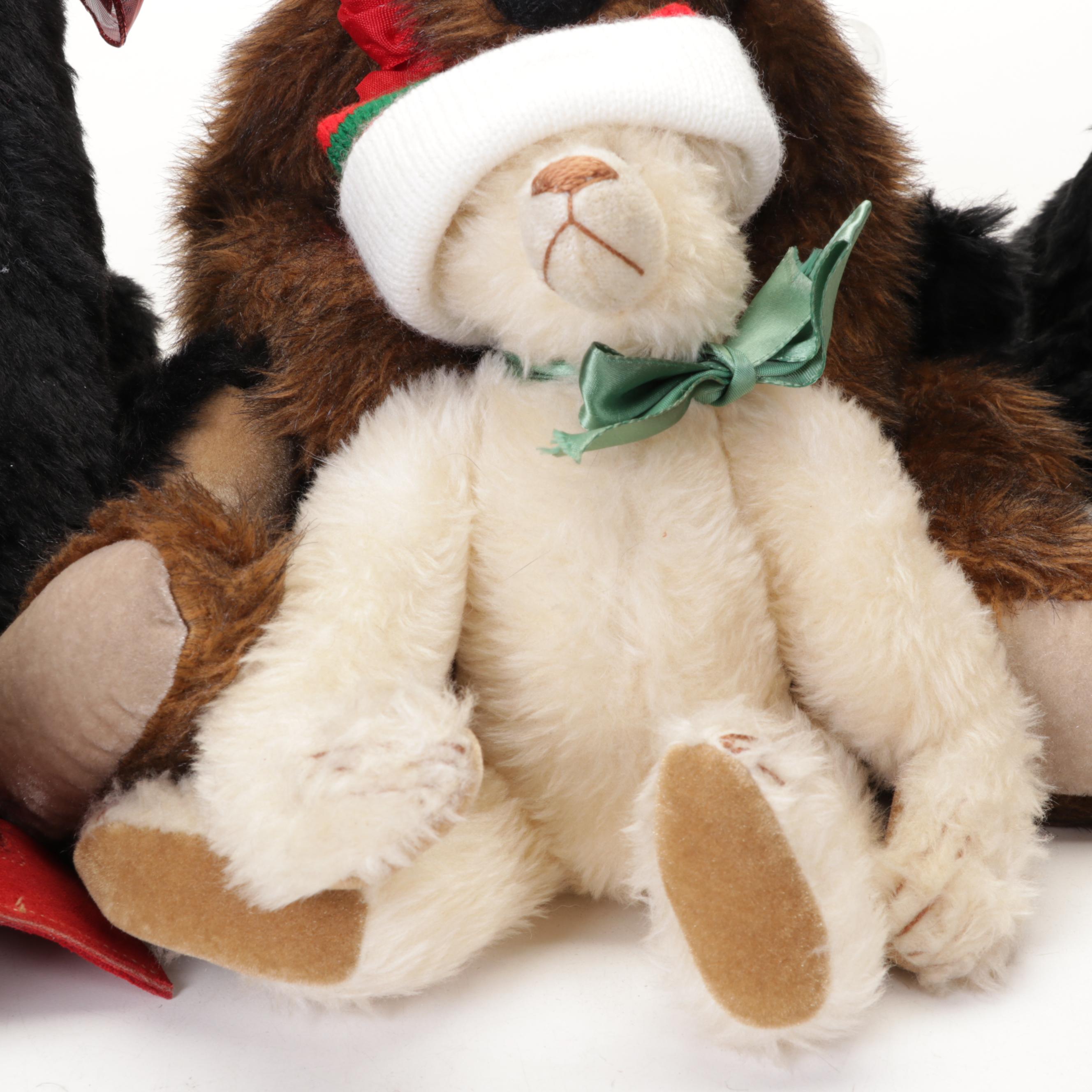 Handcrafted Jointed Teddy Bears Including Bearcraft and Bearly There