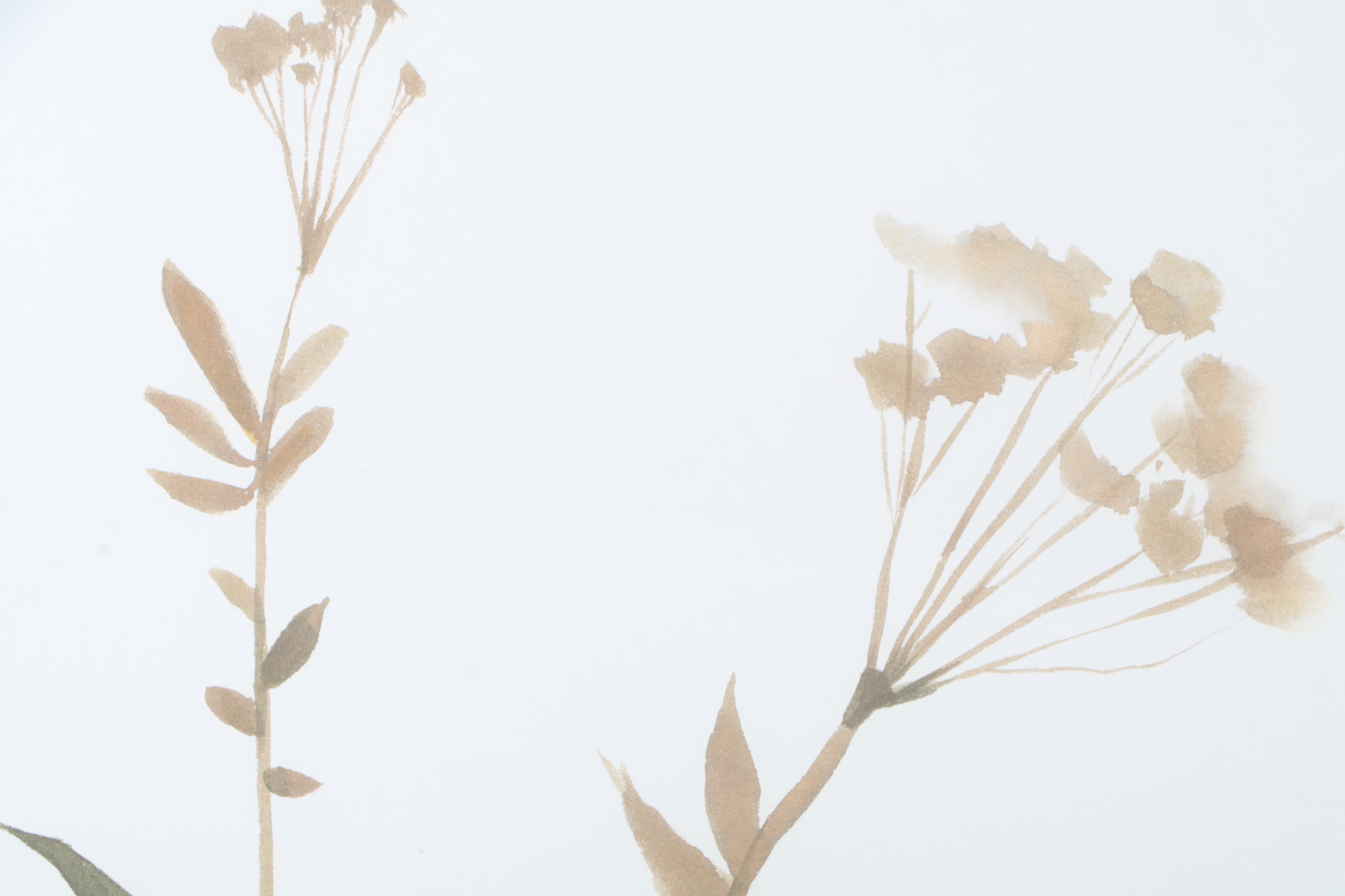 Threshold Contemporary Floral Offset Lithograph Diptych