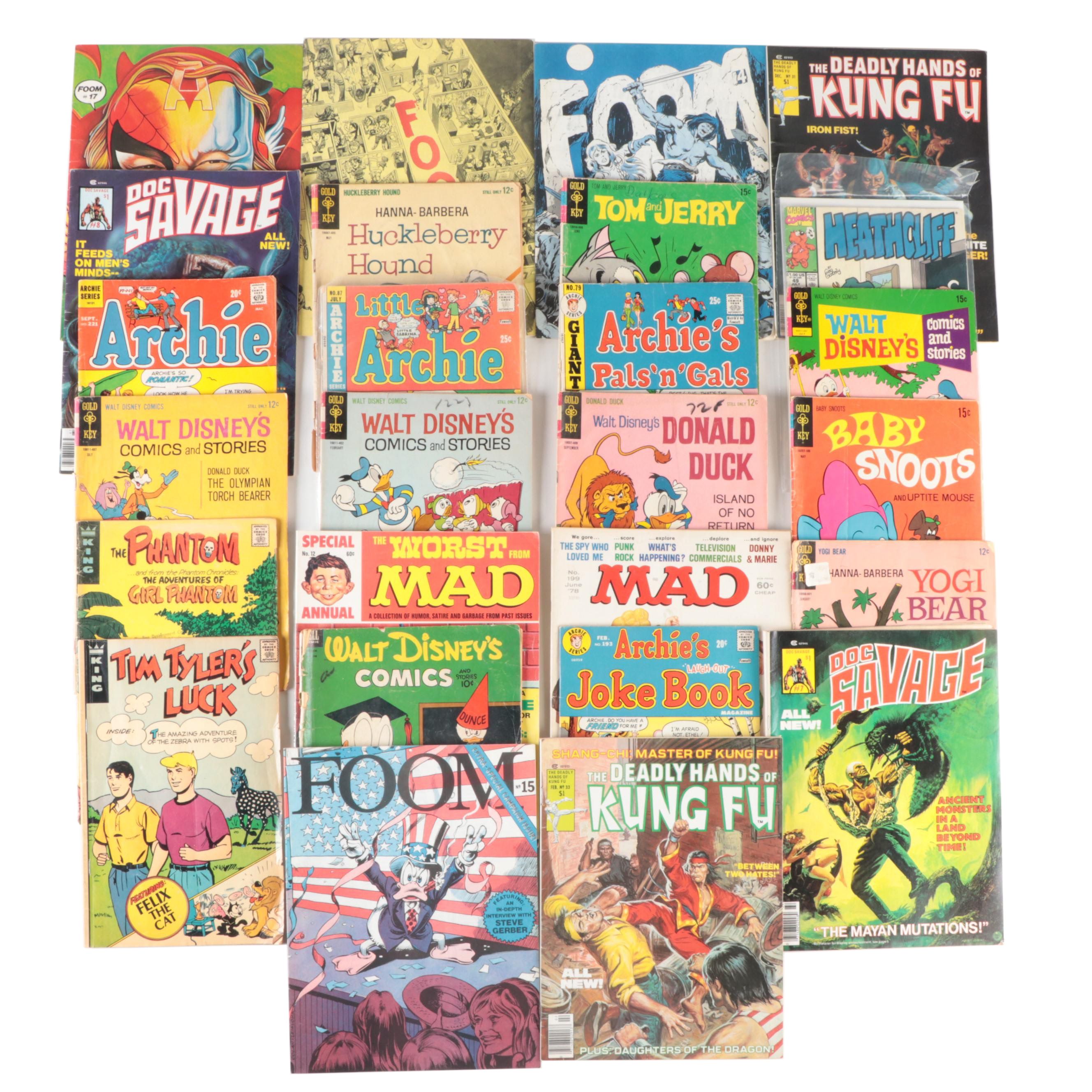 Marvel, MAD Magazine, FOOM, Disney and More Silver, Bronze Age Comics, Magazines