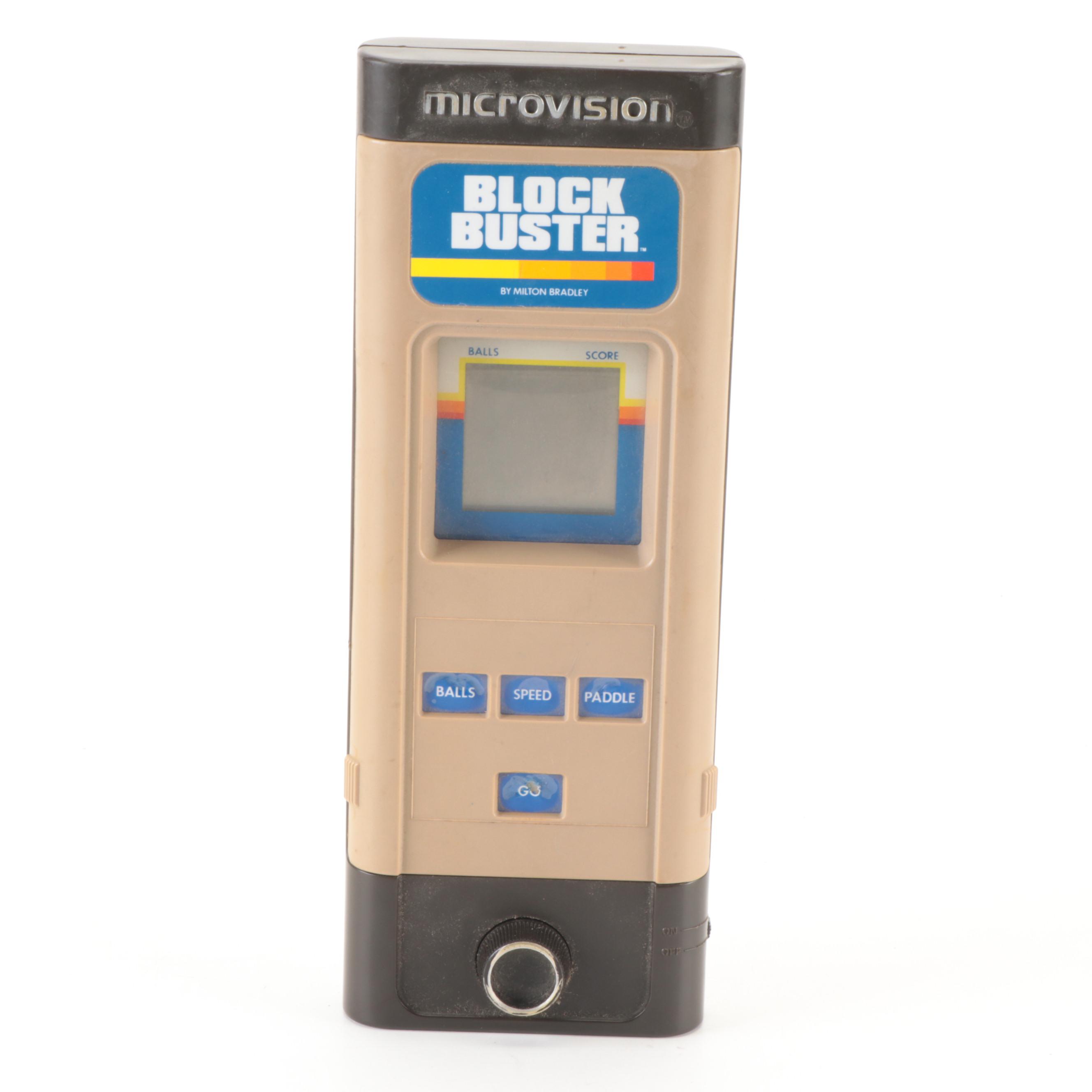 Milton Bradley Microvision Electronic Game System with Mattel Electronic Games