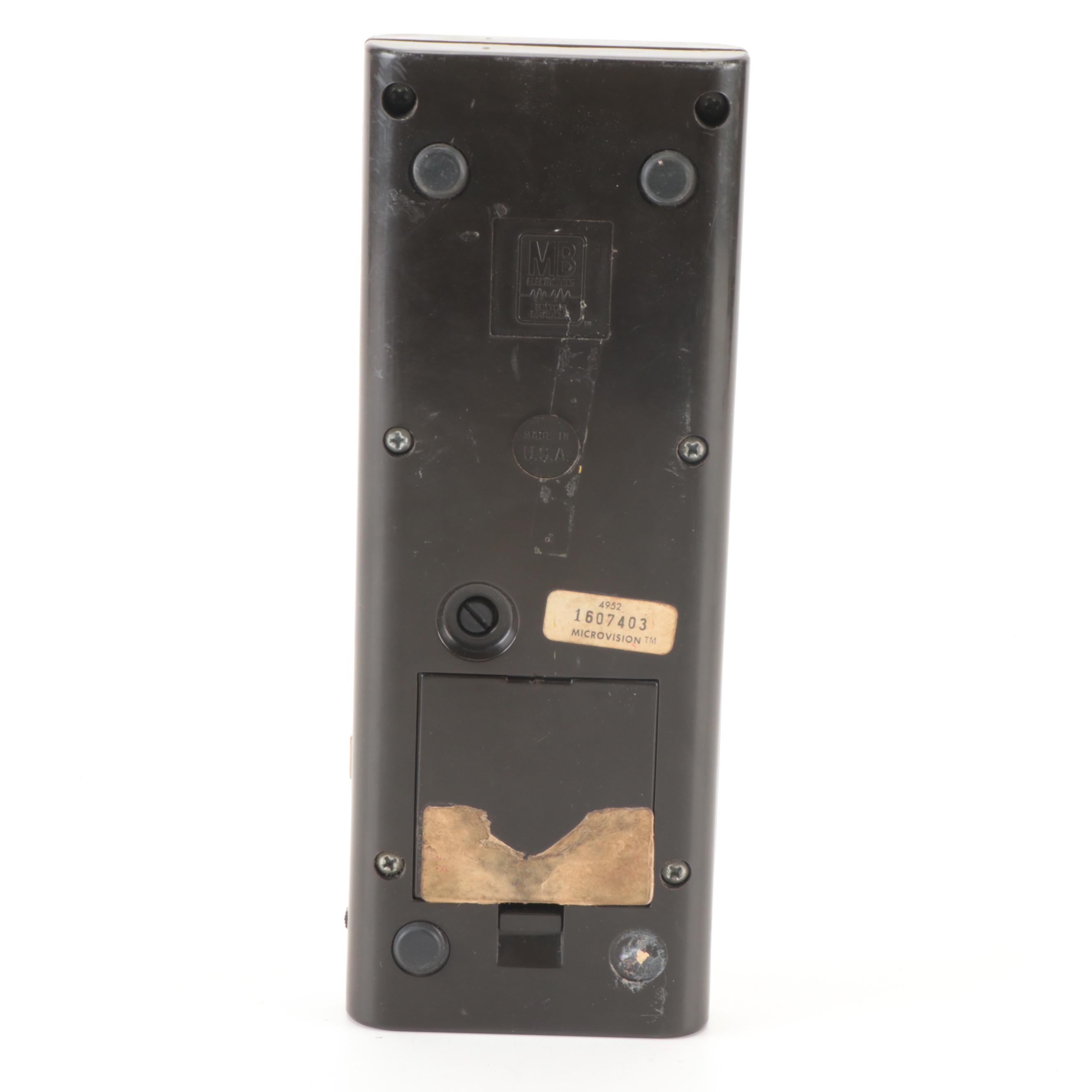 Milton Bradley Microvision Electronic Game System with Mattel Electronic Games