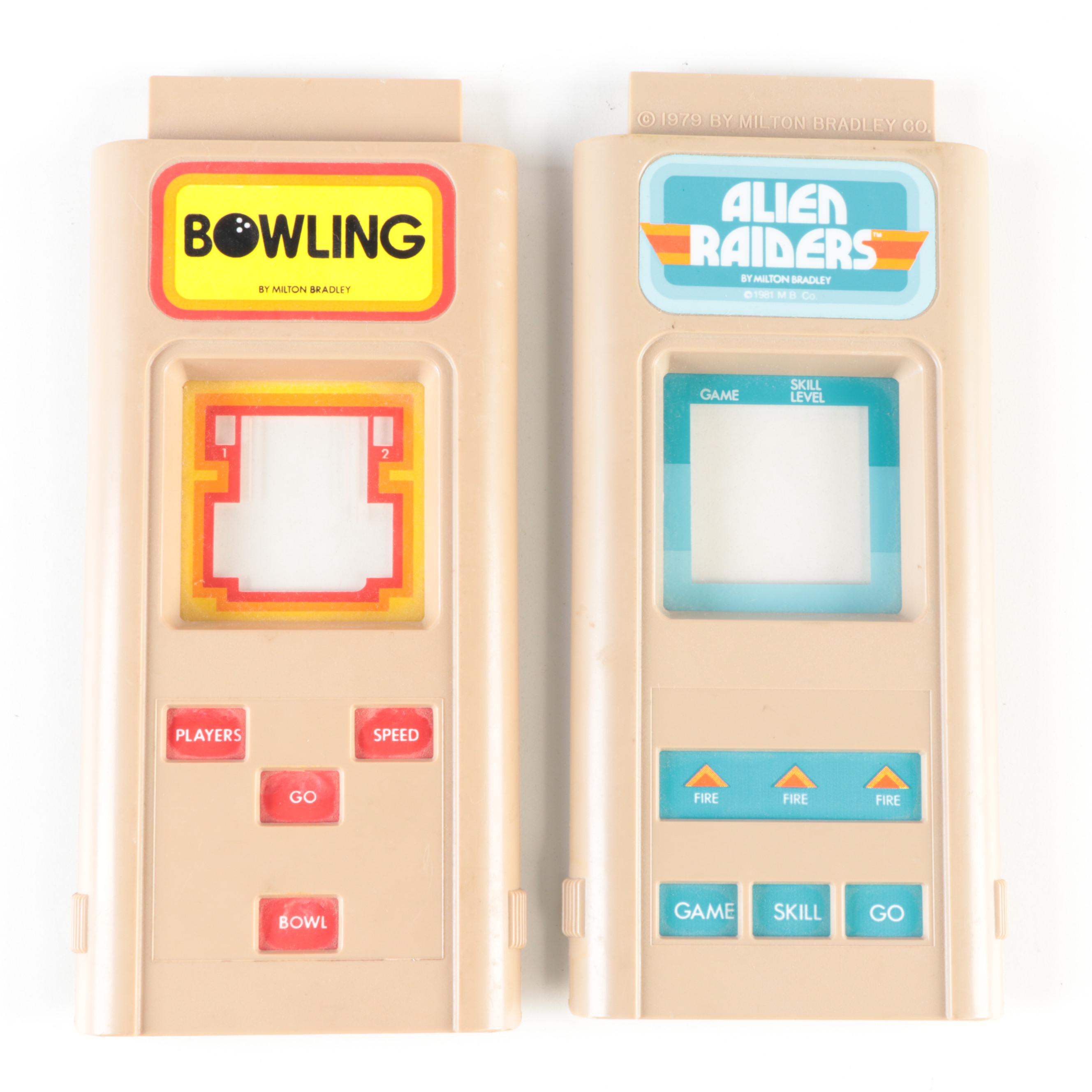 Milton Bradley Microvision Electronic Game System with Mattel Electronic Games