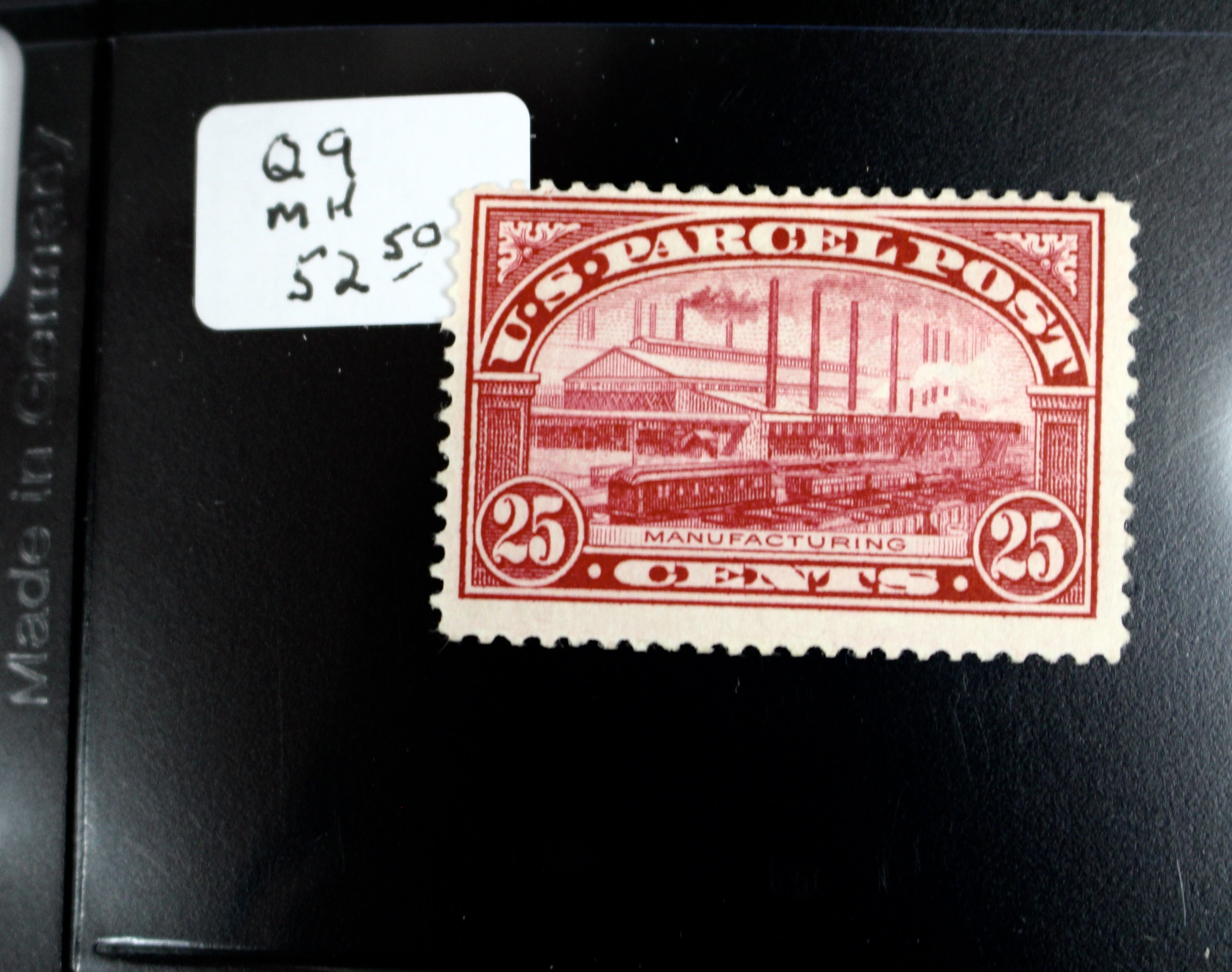 Complete Mint Condition Set of Parcel Post Stamps, Q1 to Q12