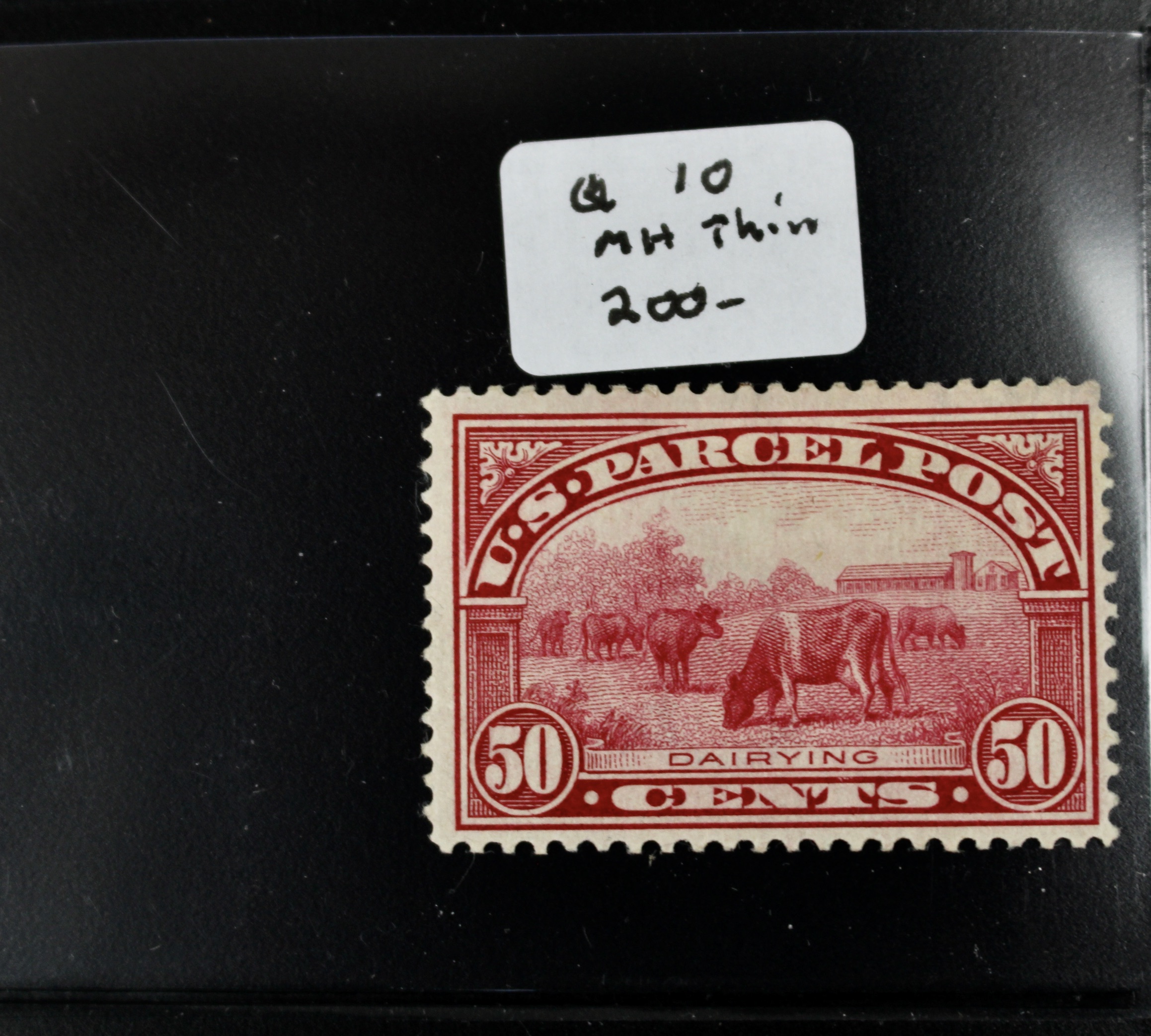 Complete Mint Condition Set of Parcel Post Stamps, Q1 to Q12