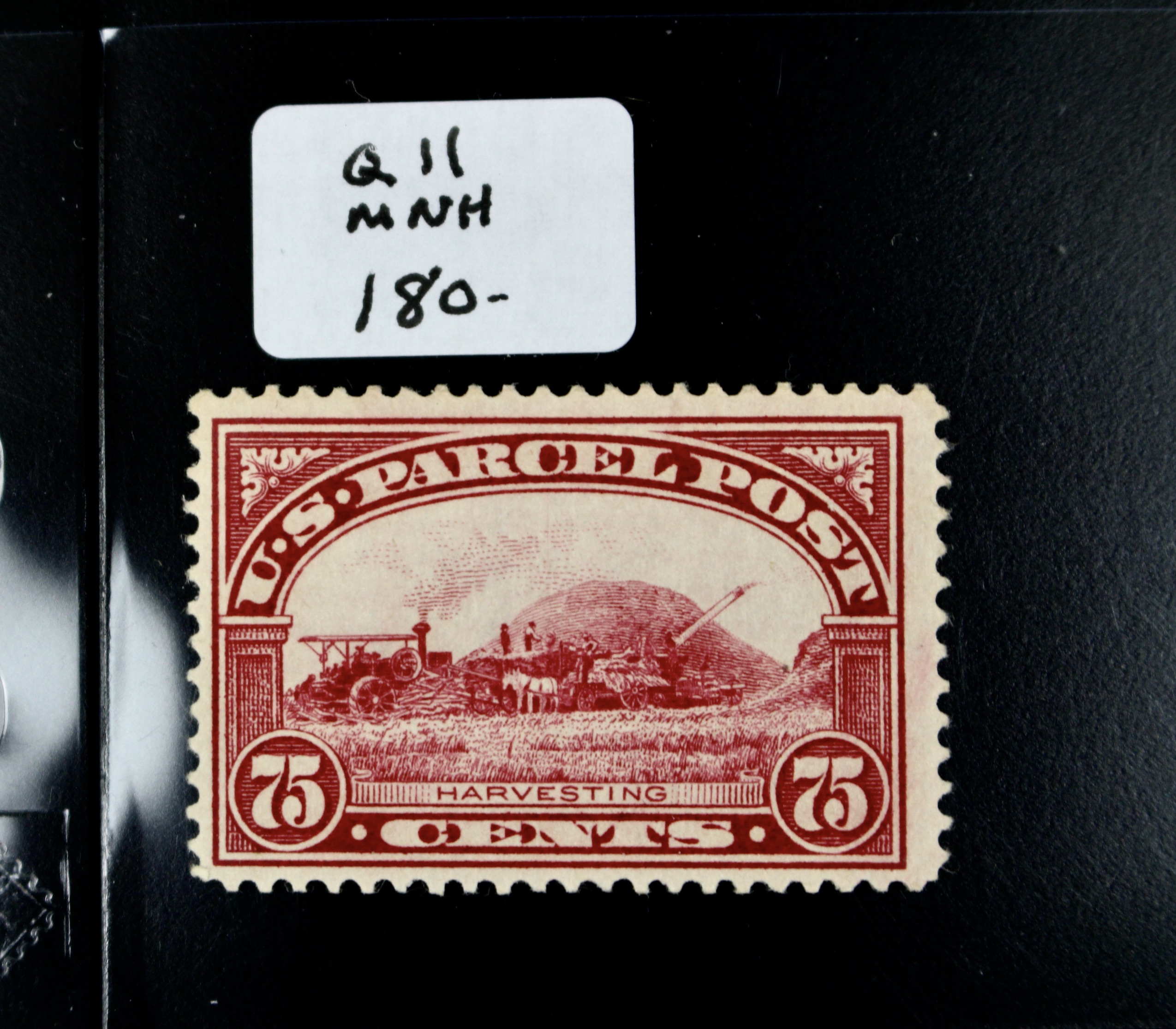 Complete Mint Condition Set of Parcel Post Stamps, Q1 to Q12