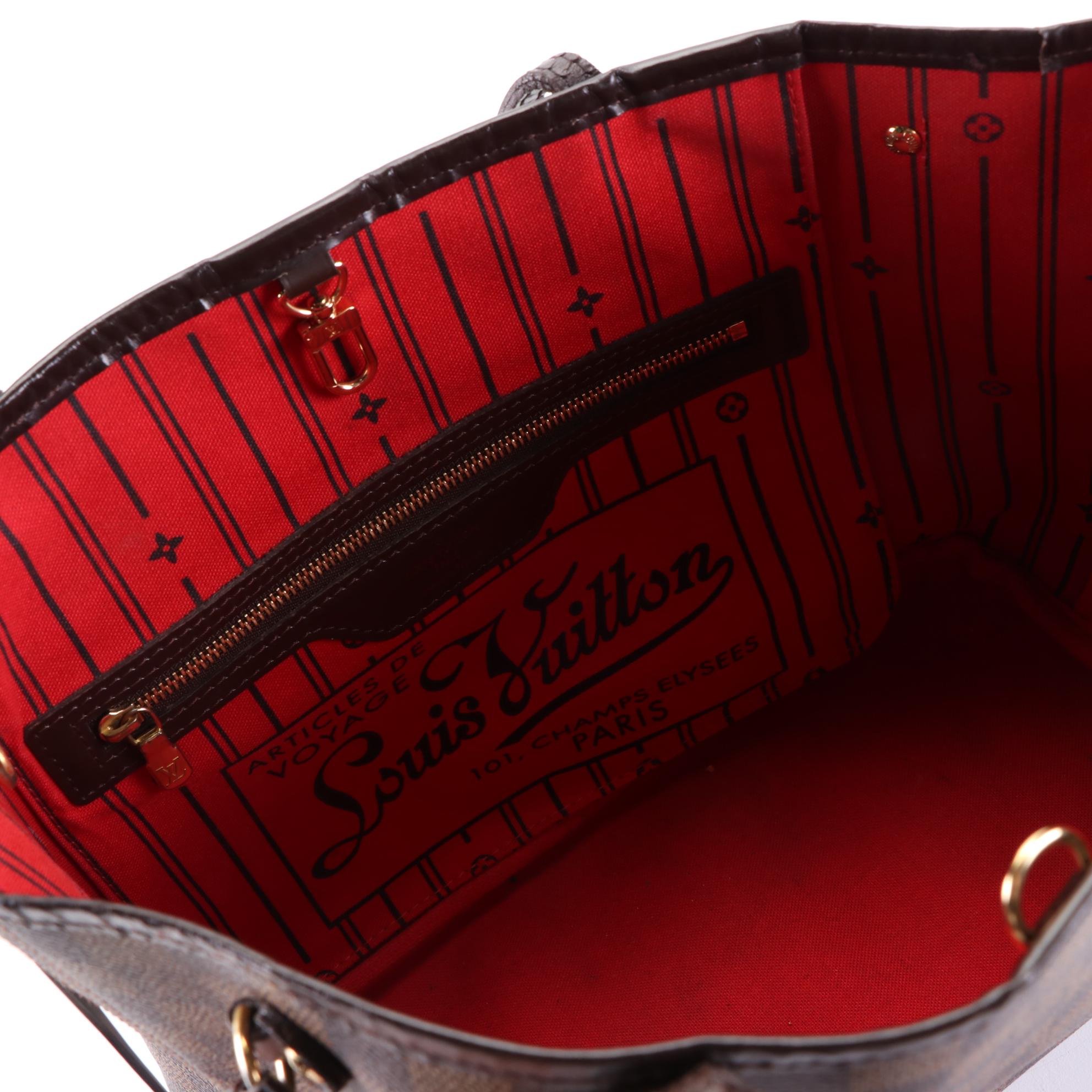 Louis Vuitton Neverfull PM in Damier Ebene Canvas