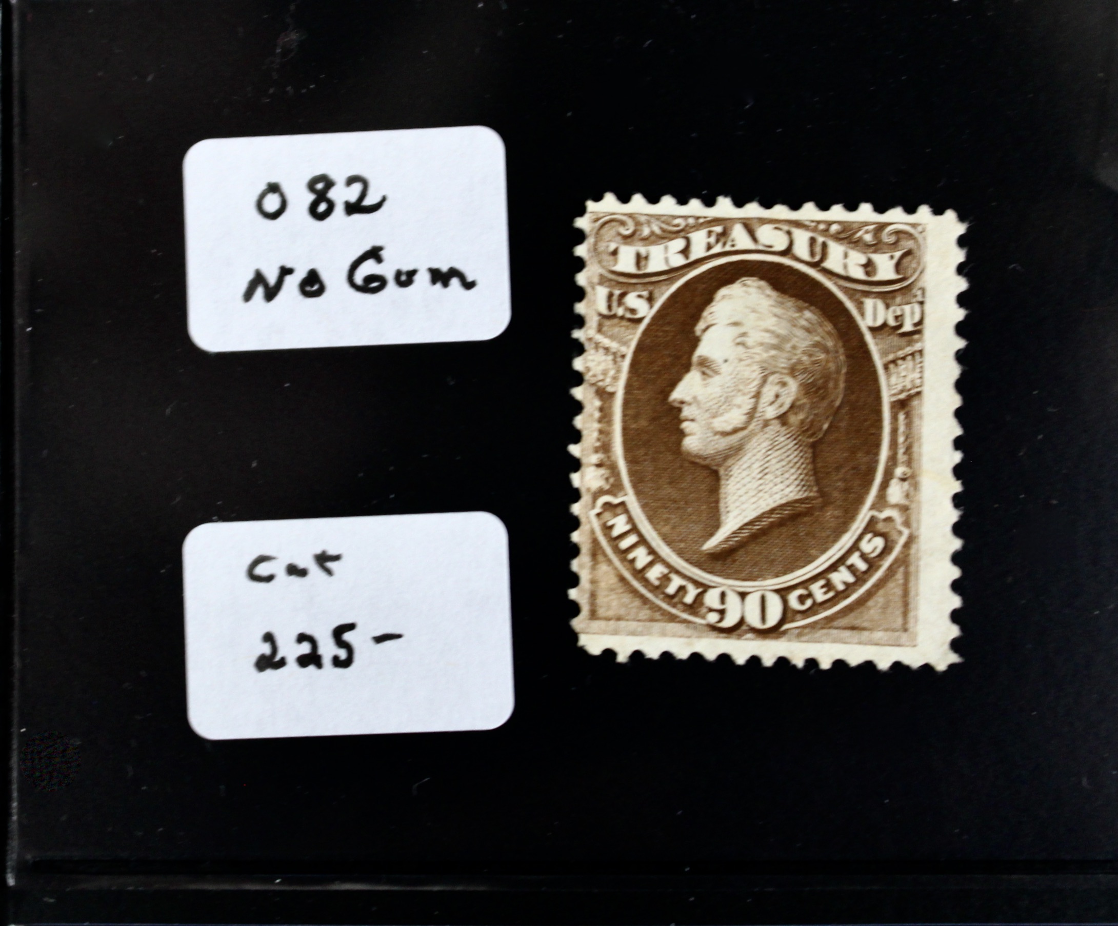 Five U.S. Official Postage Stamps