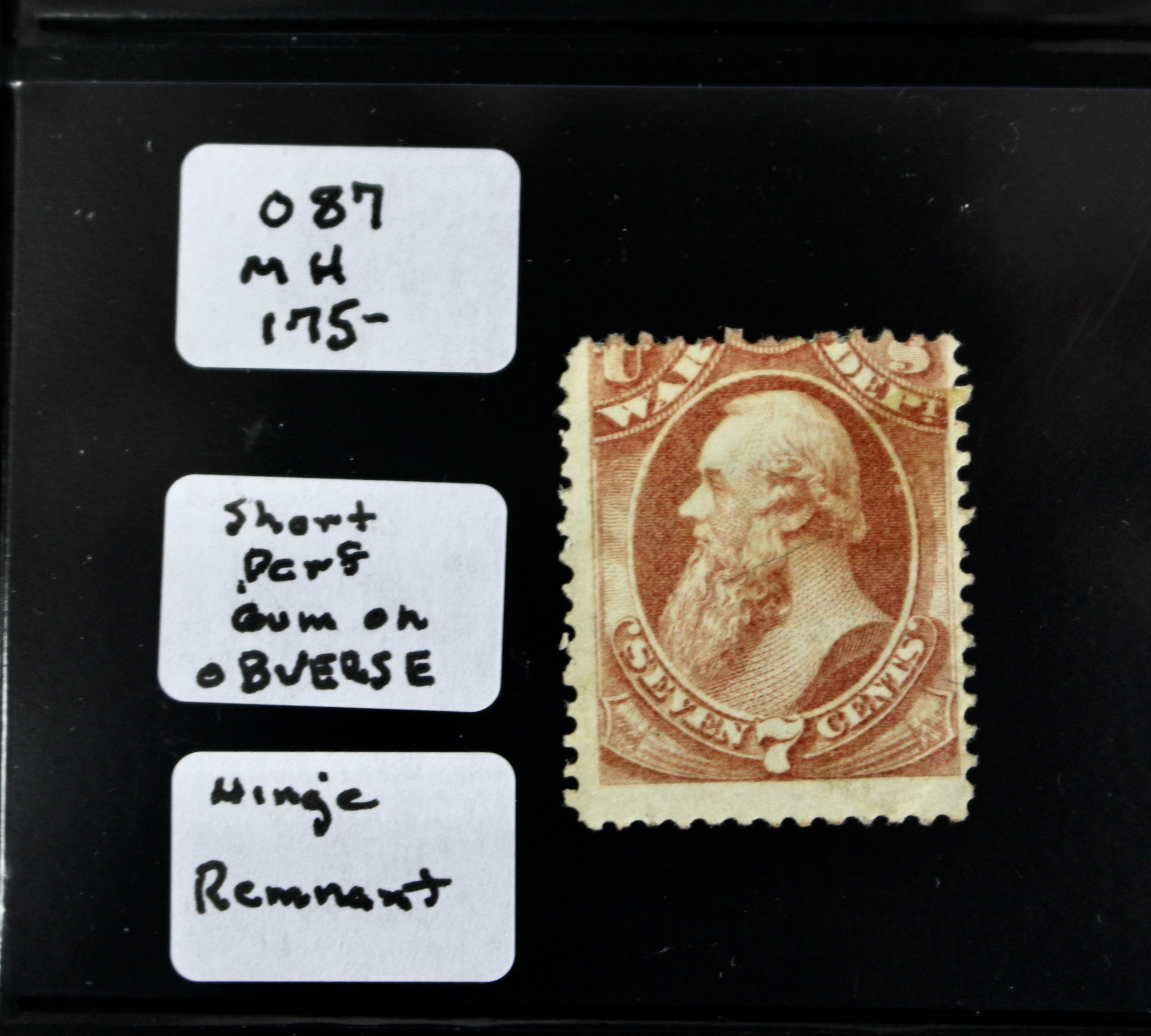 Five U.S. Official Postage Stamps