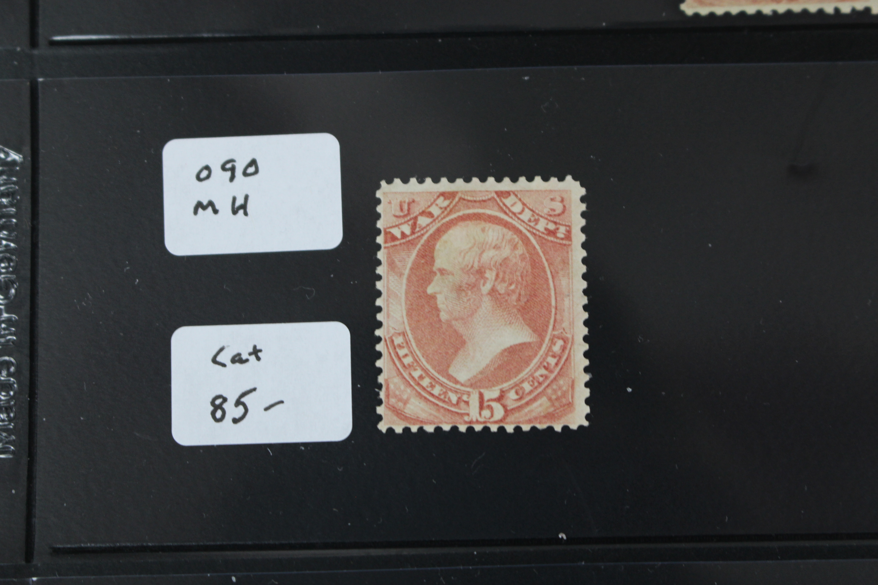 Five U.S. Official Postage Stamps