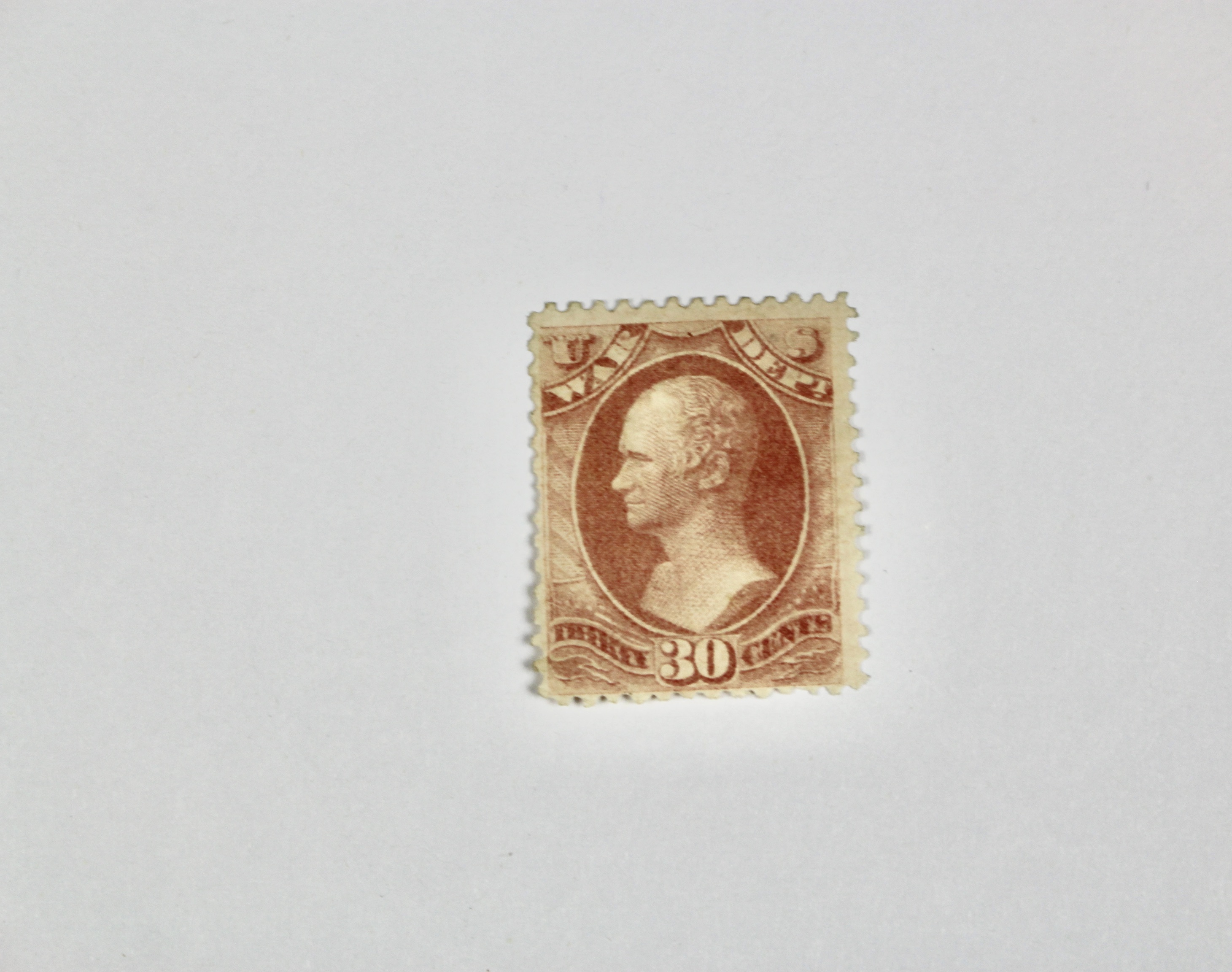 Five U.S. Official Postage Stamps