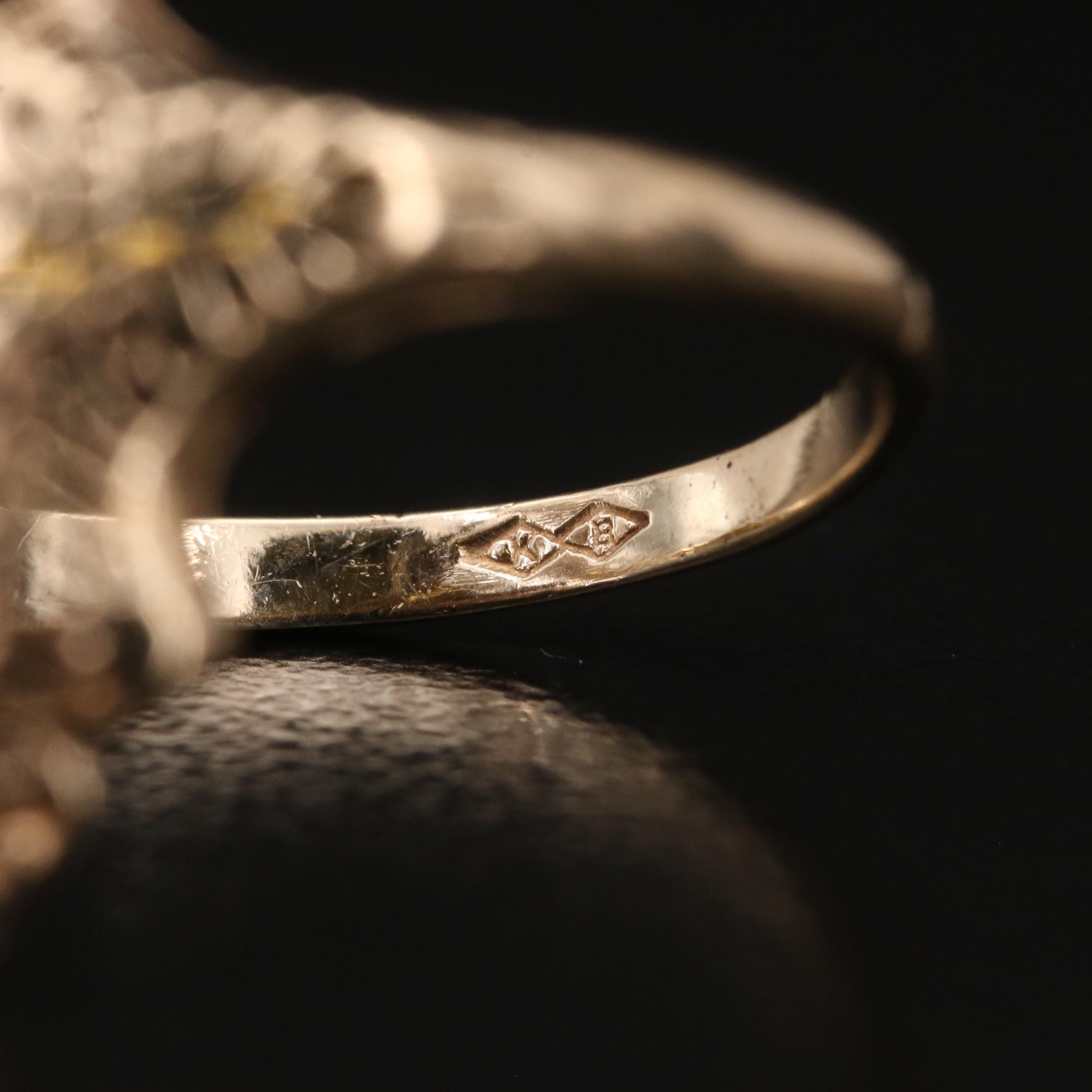 14K 0.16 CT Diamond Ring