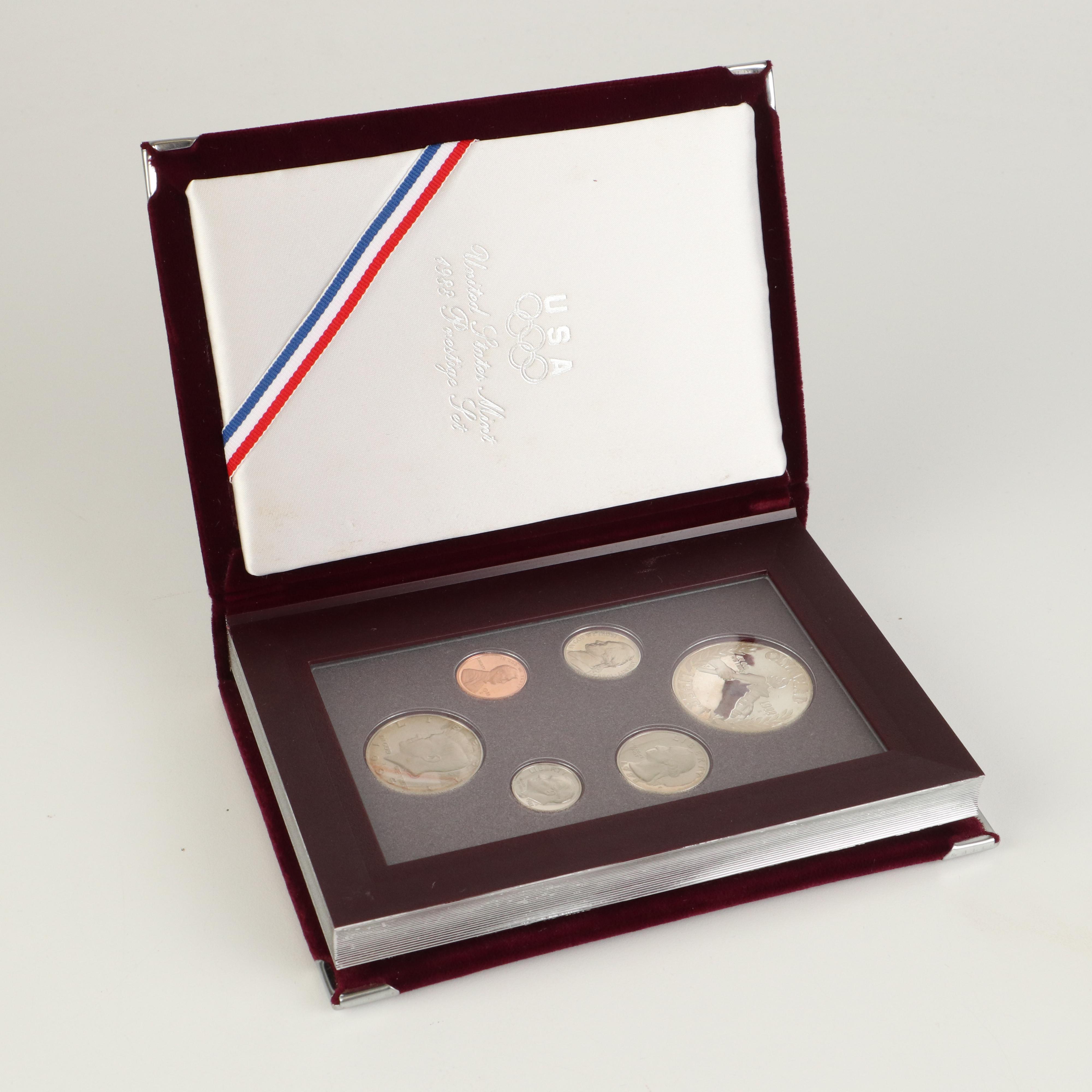 Three United States Mint Prestige Sets Including 1987