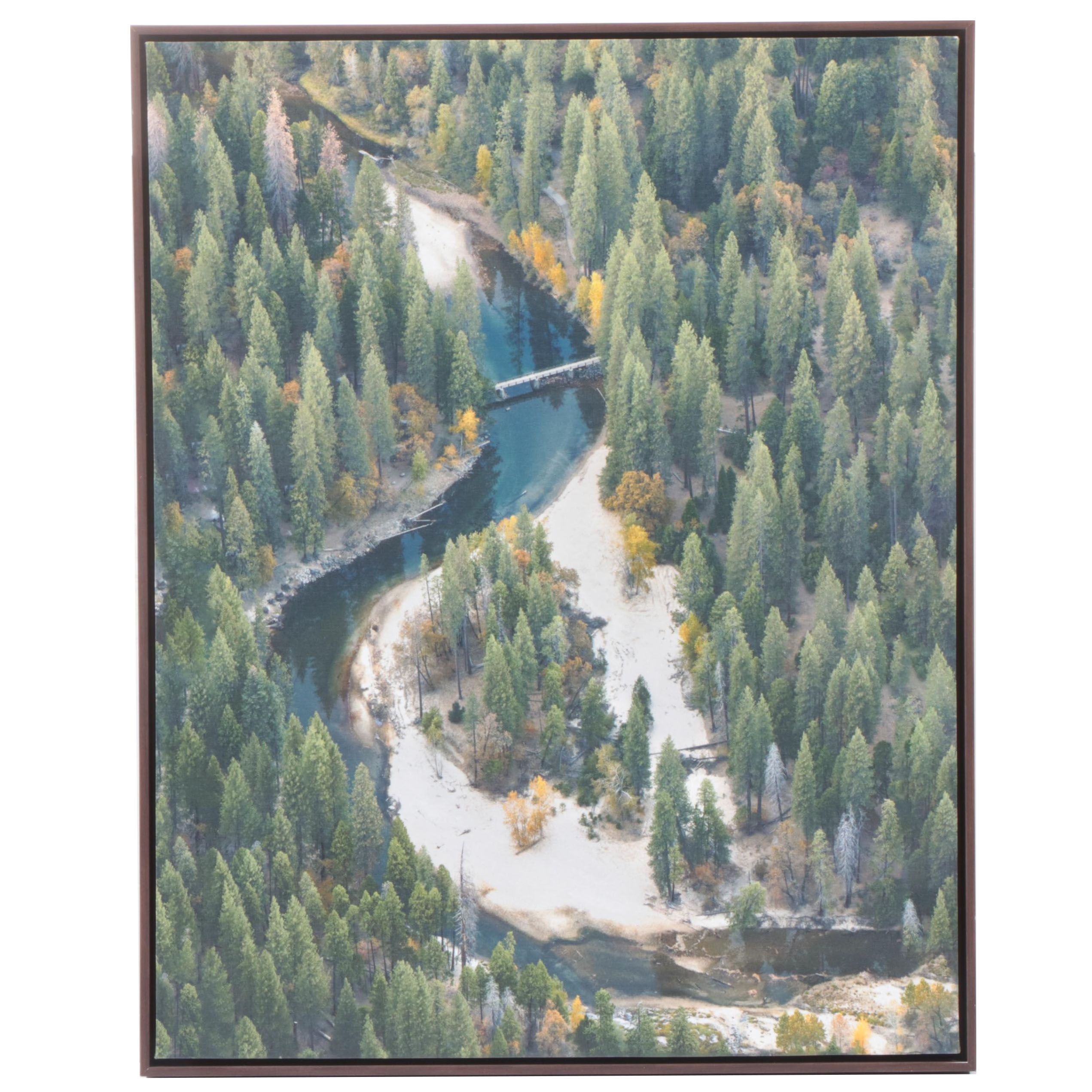 Threshold Giclée of Merced River and Yosemite Valley Landscape, 2021