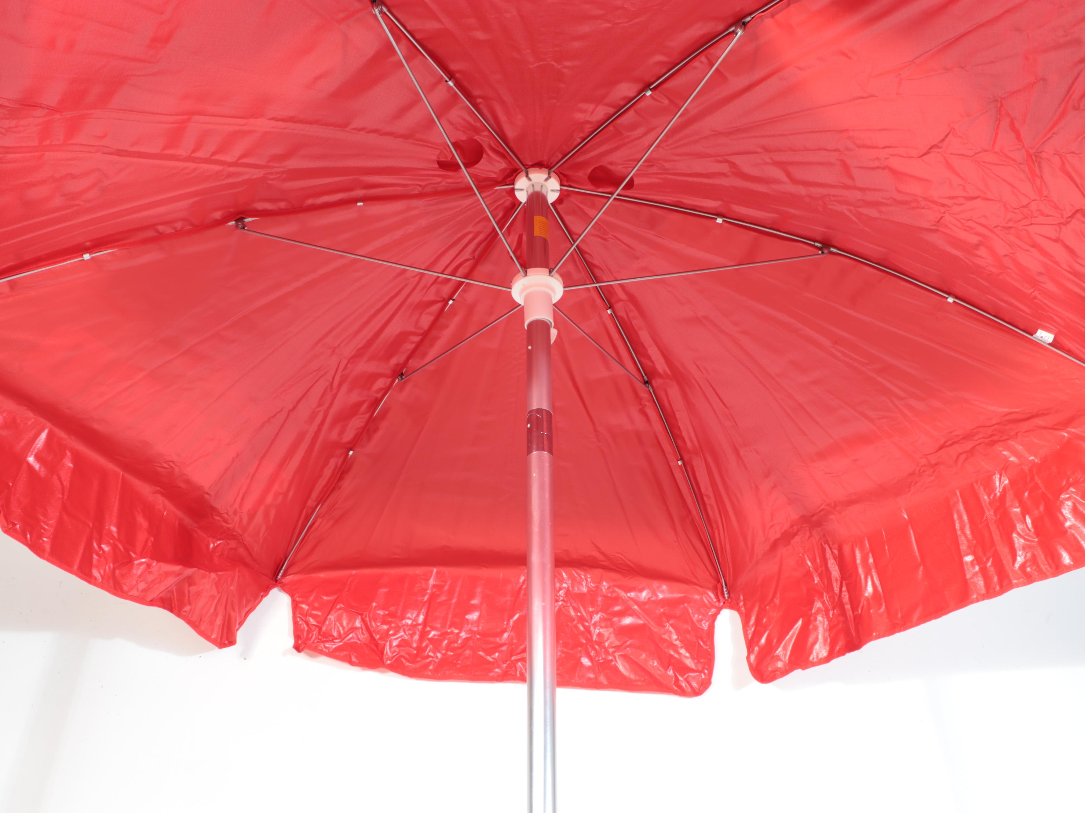 Two 6' Guard Patio Umbrellas with 9' Patio Umbrella Frame