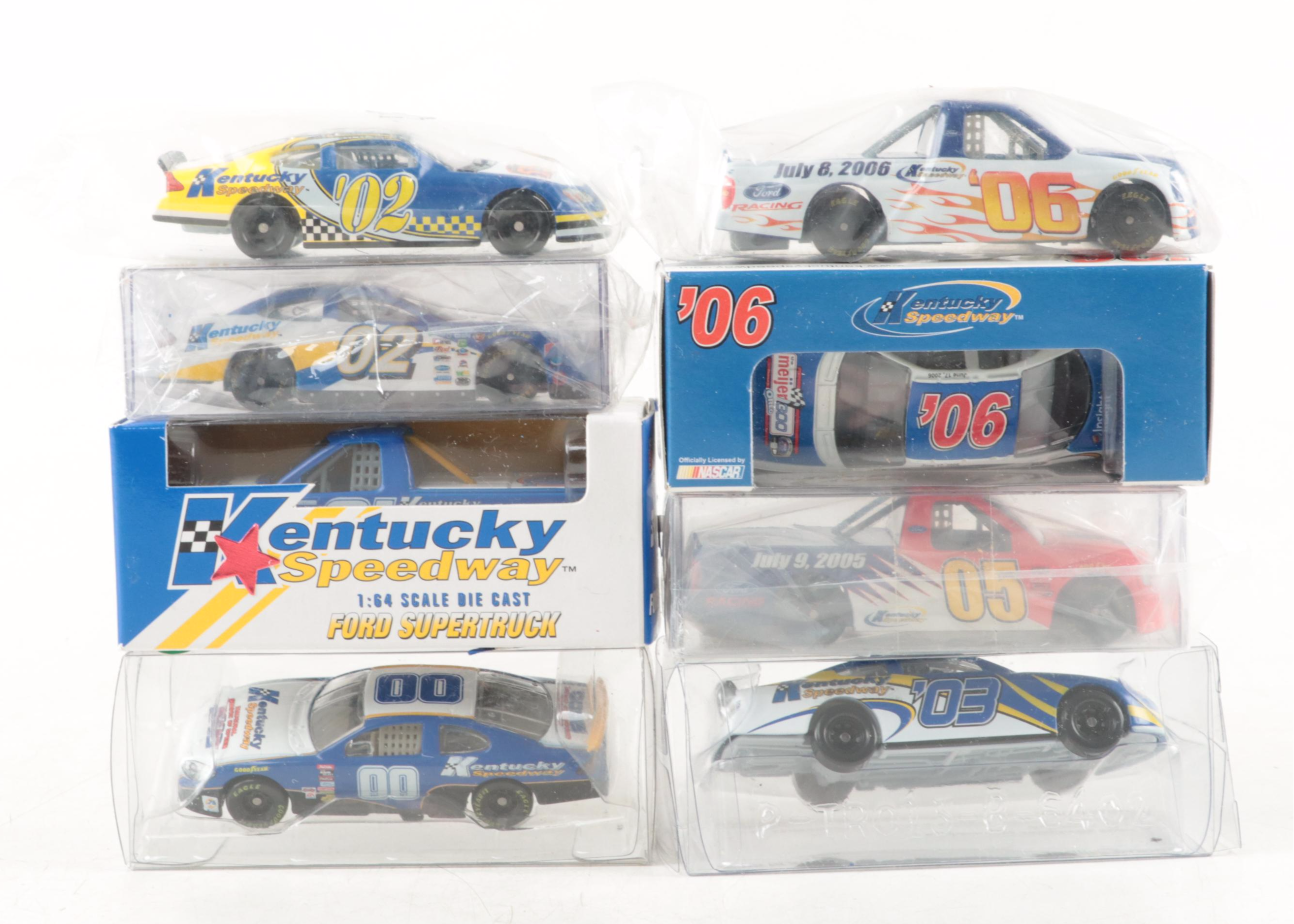 Ertl Racing Champions Kentucky Speedway Limited Edition Ford Diecast Stock Cars