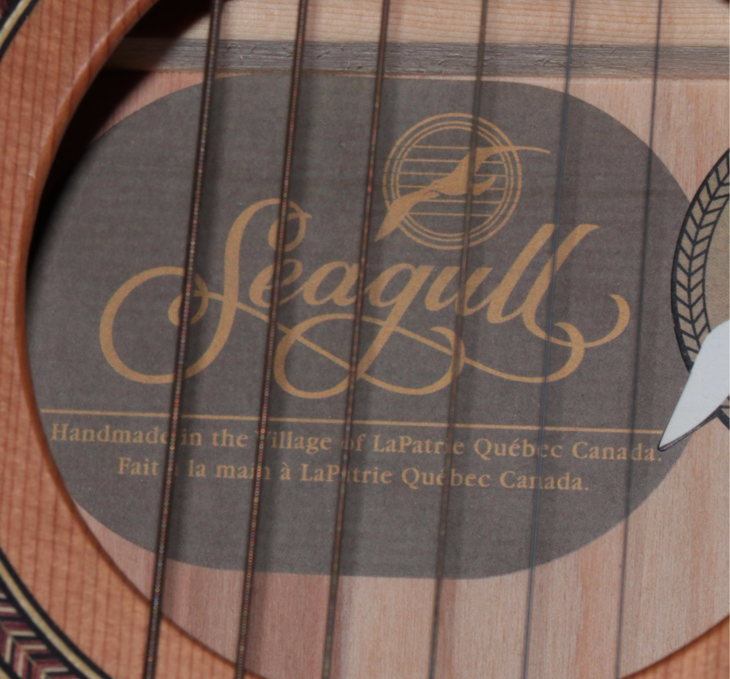 Seagull S6+ Folk Acoustic Guitar with Fender Soft Body Case