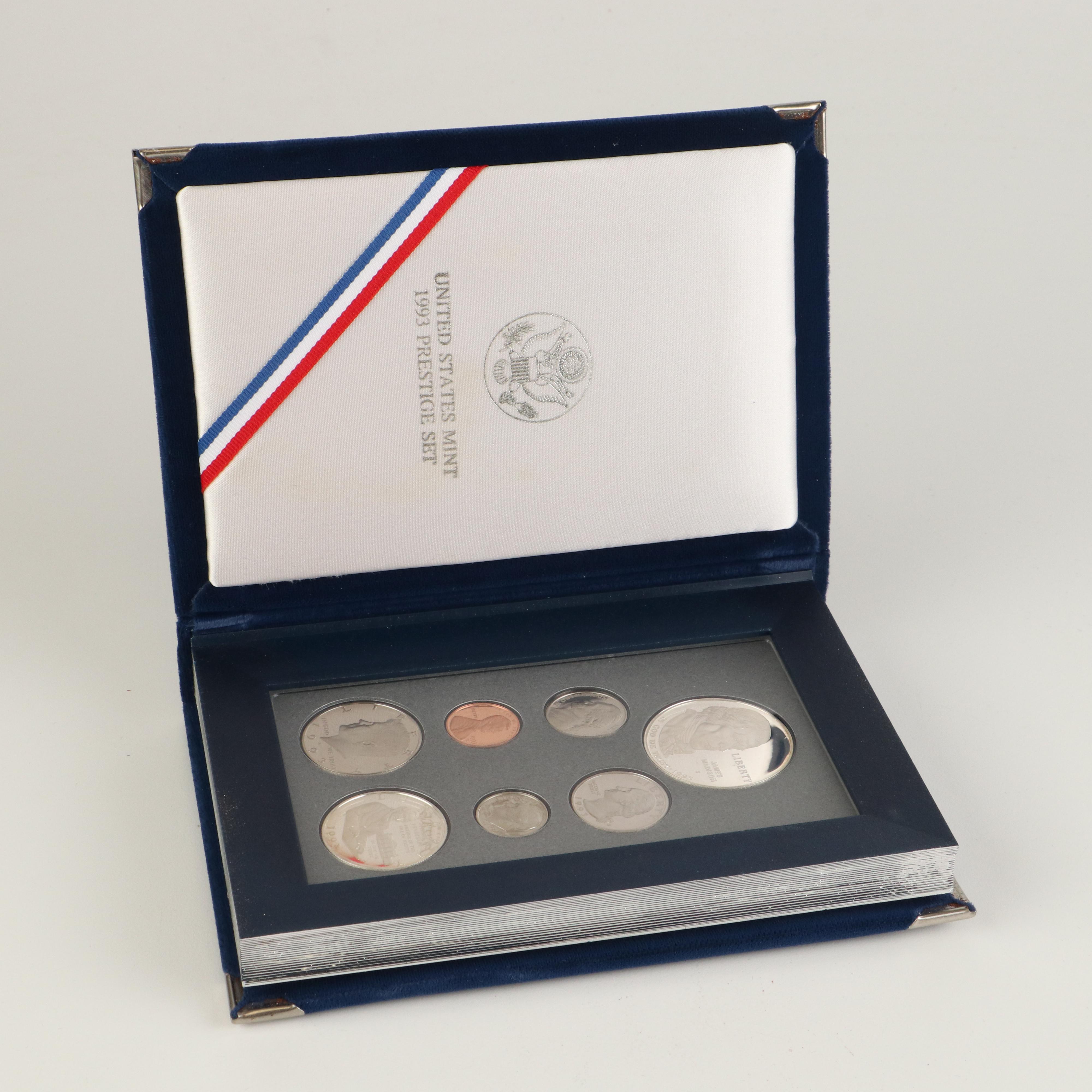 Group of Three United States Mint Prestige Proof Sets