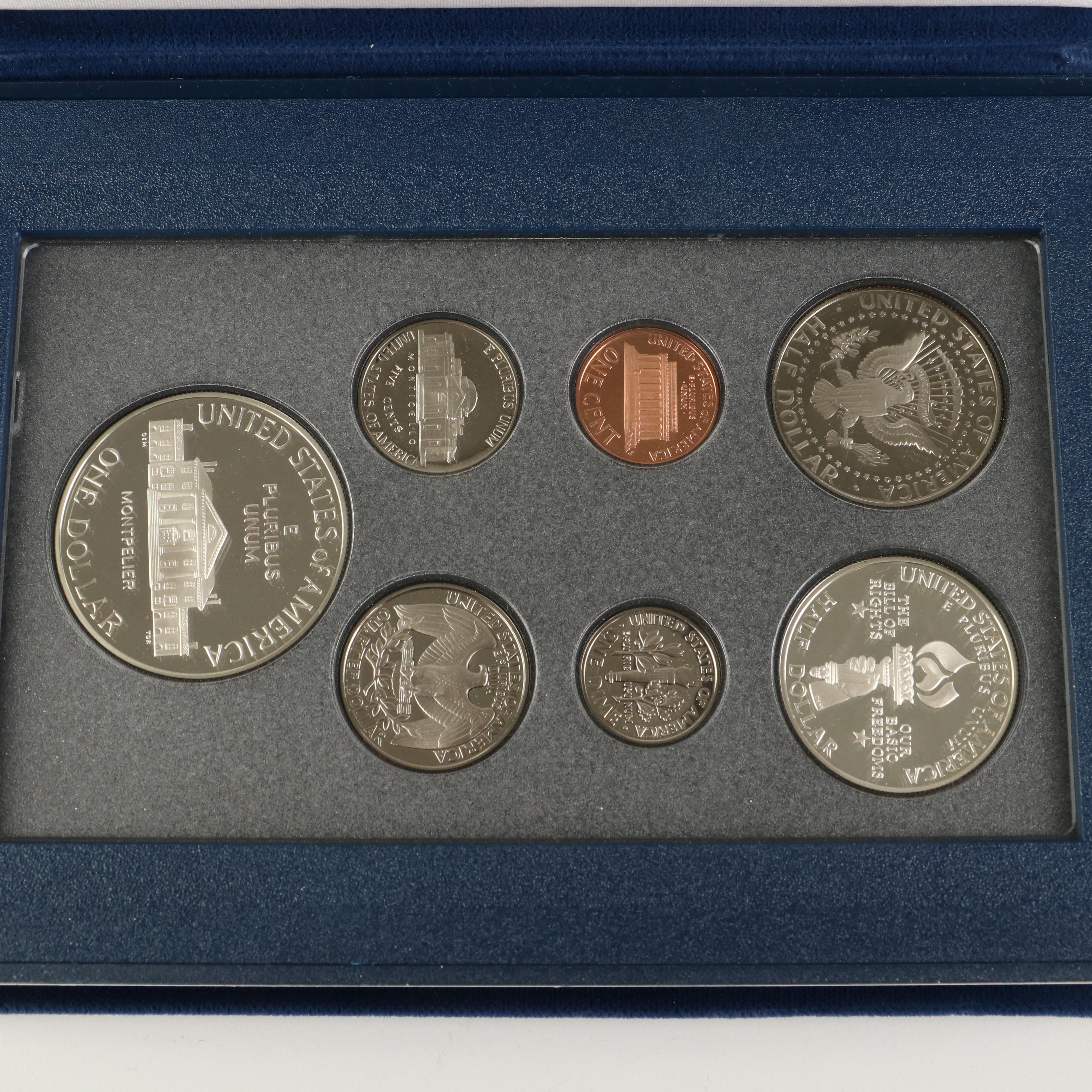 Group of Three United States Mint Prestige Proof Sets