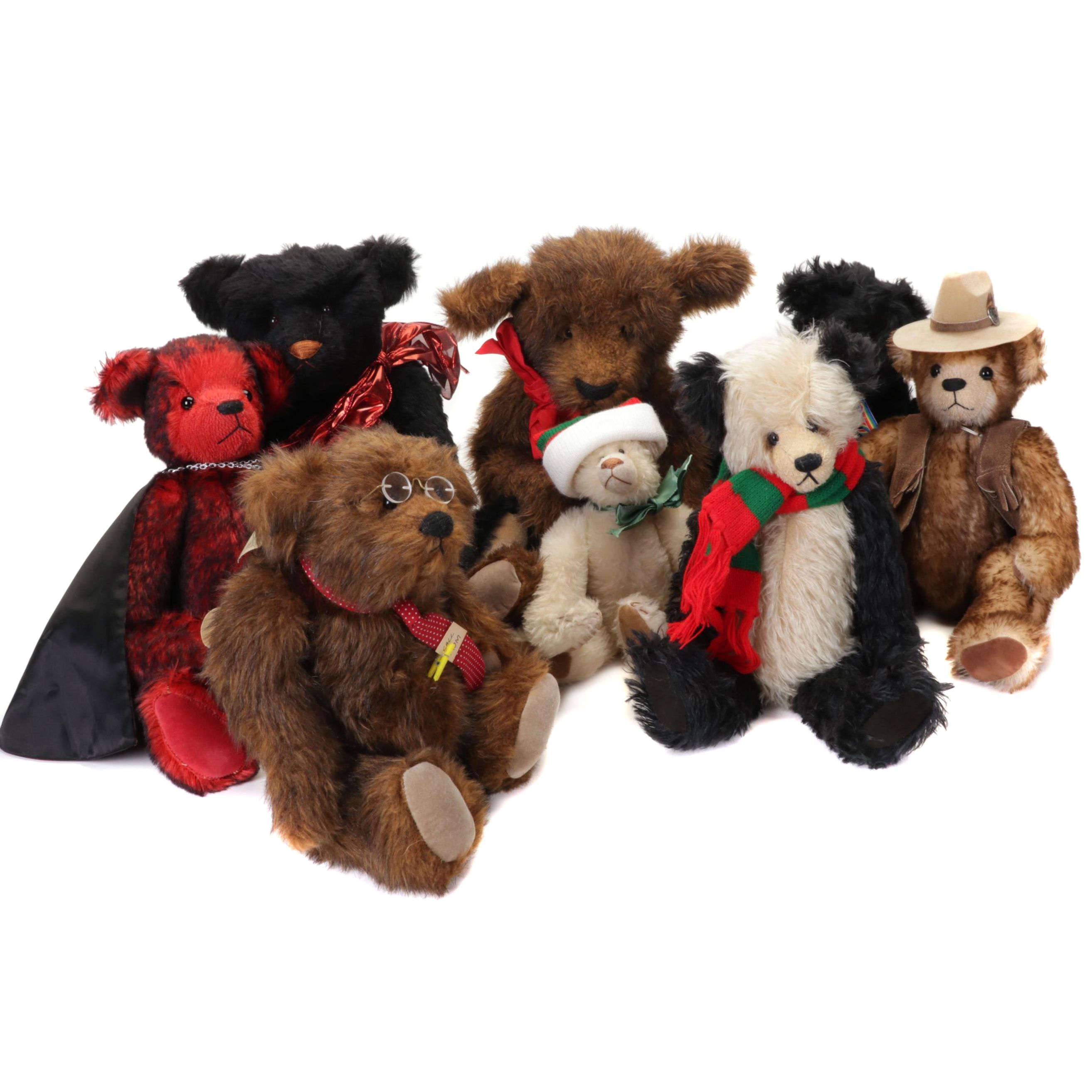 Handcrafted Jointed Teddy Bears Including Bearcraft and Bearly There
