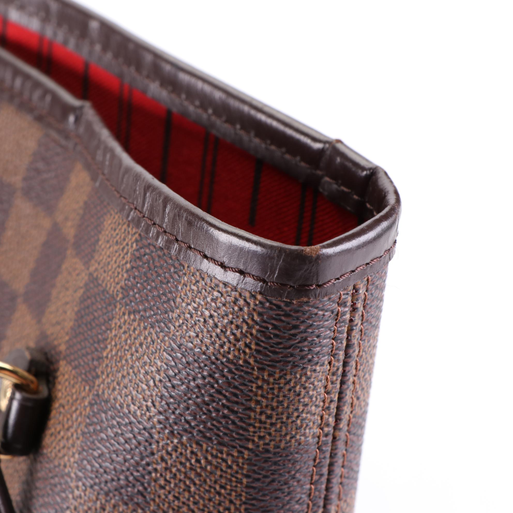 Louis Vuitton Neverfull MM in Damier Ebene Canvas