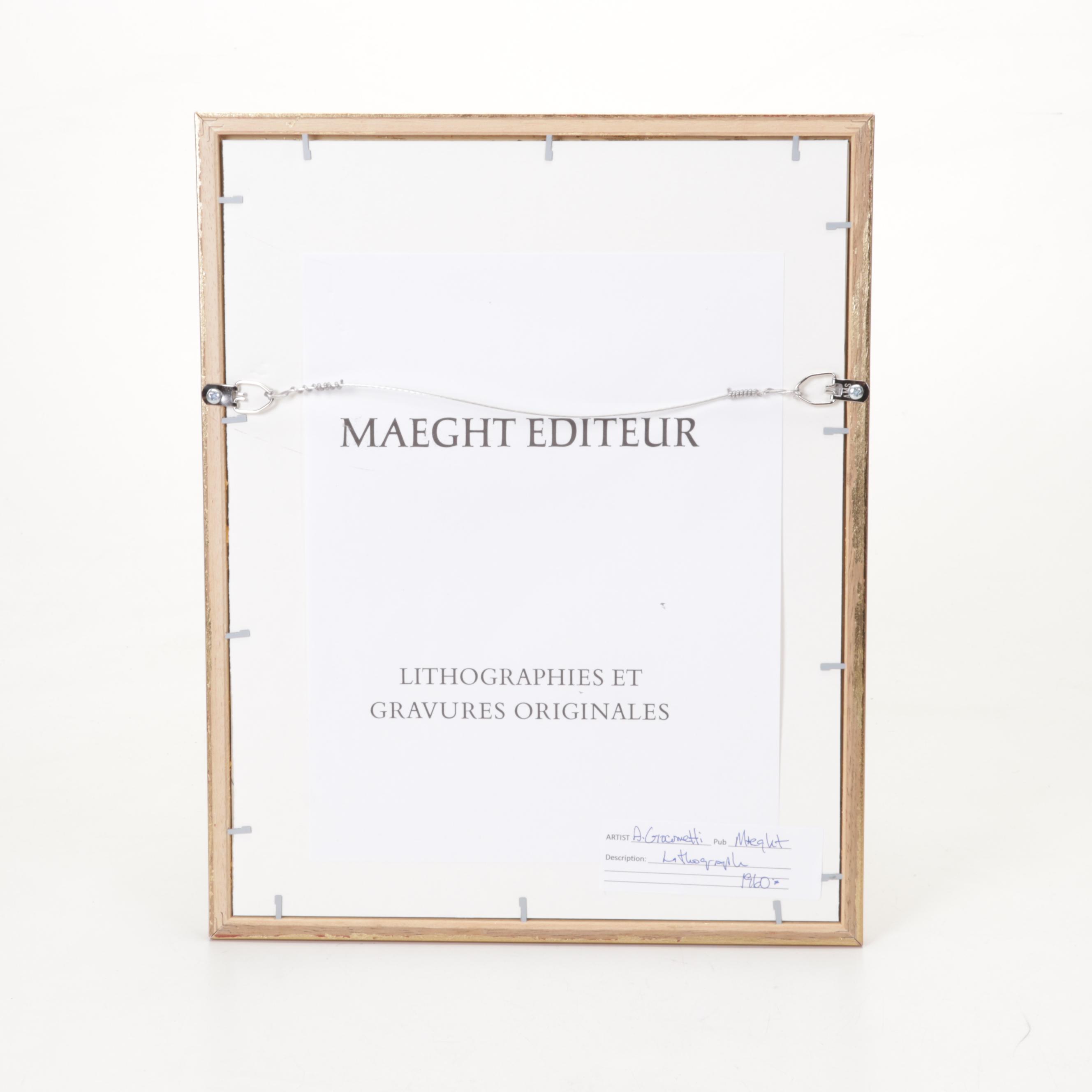 Halftone After Alberto Giacometti "Nu debout I" From "Maeght Éditeur," 1973