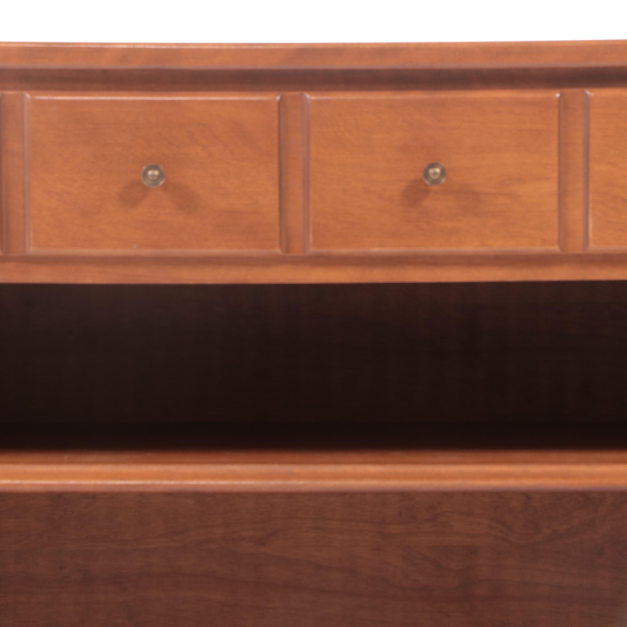 Ethan Allen by Baumritter Federal Style Maple Bookcase, Mid-20th Century