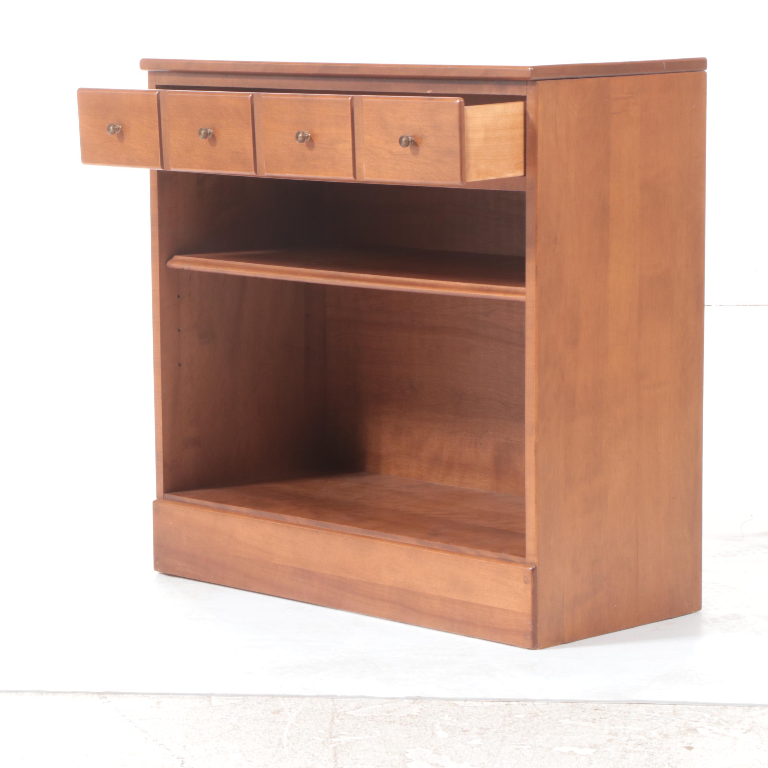 Ethan Allen by Baumritter Federal Style Maple Bookcase, Mid-20th Century