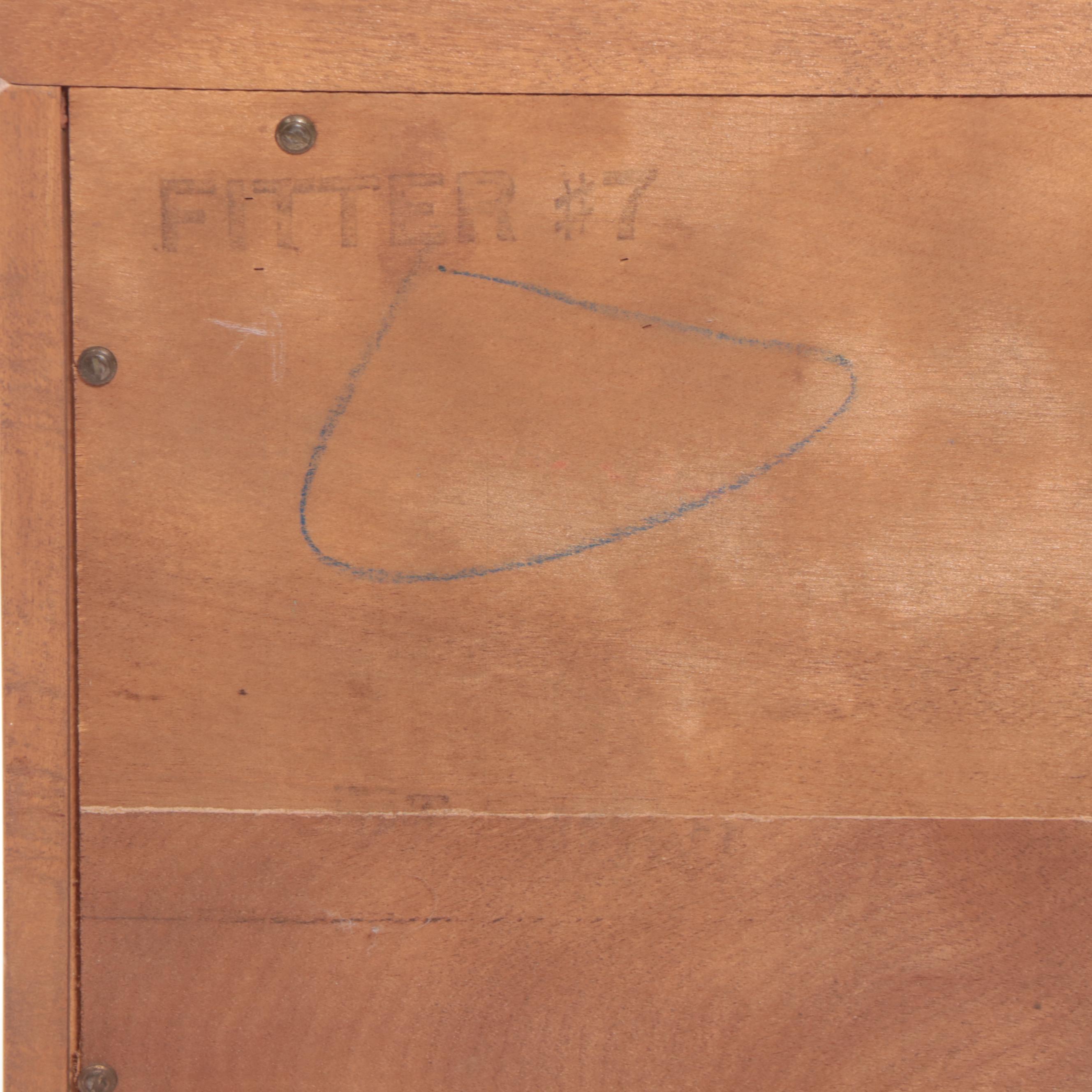 Ethan Allen by Baumritter Federal Style Maple Bookcase, Mid-20th Century