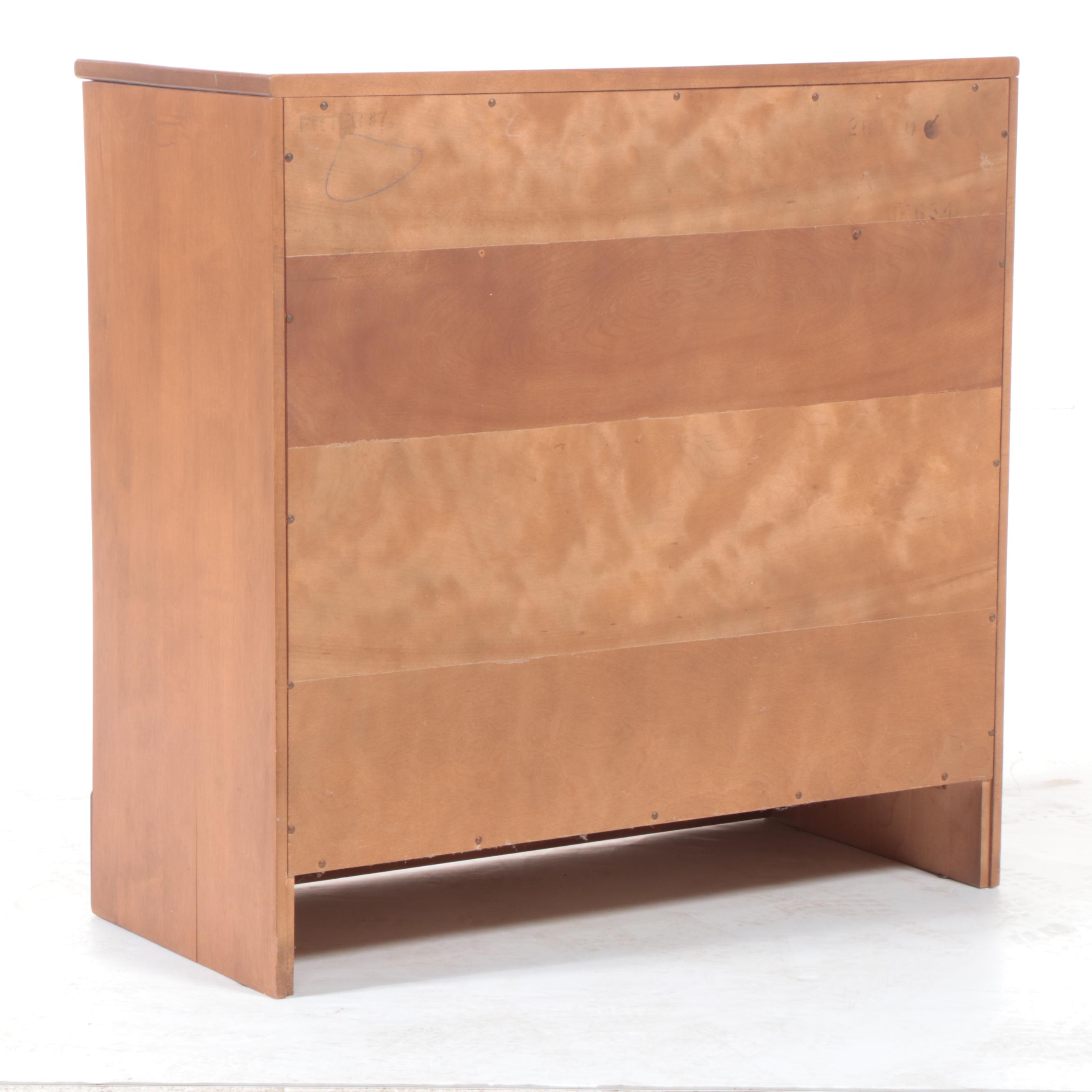 Ethan Allen by Baumritter Federal Style Maple Bookcase, Mid-20th Century