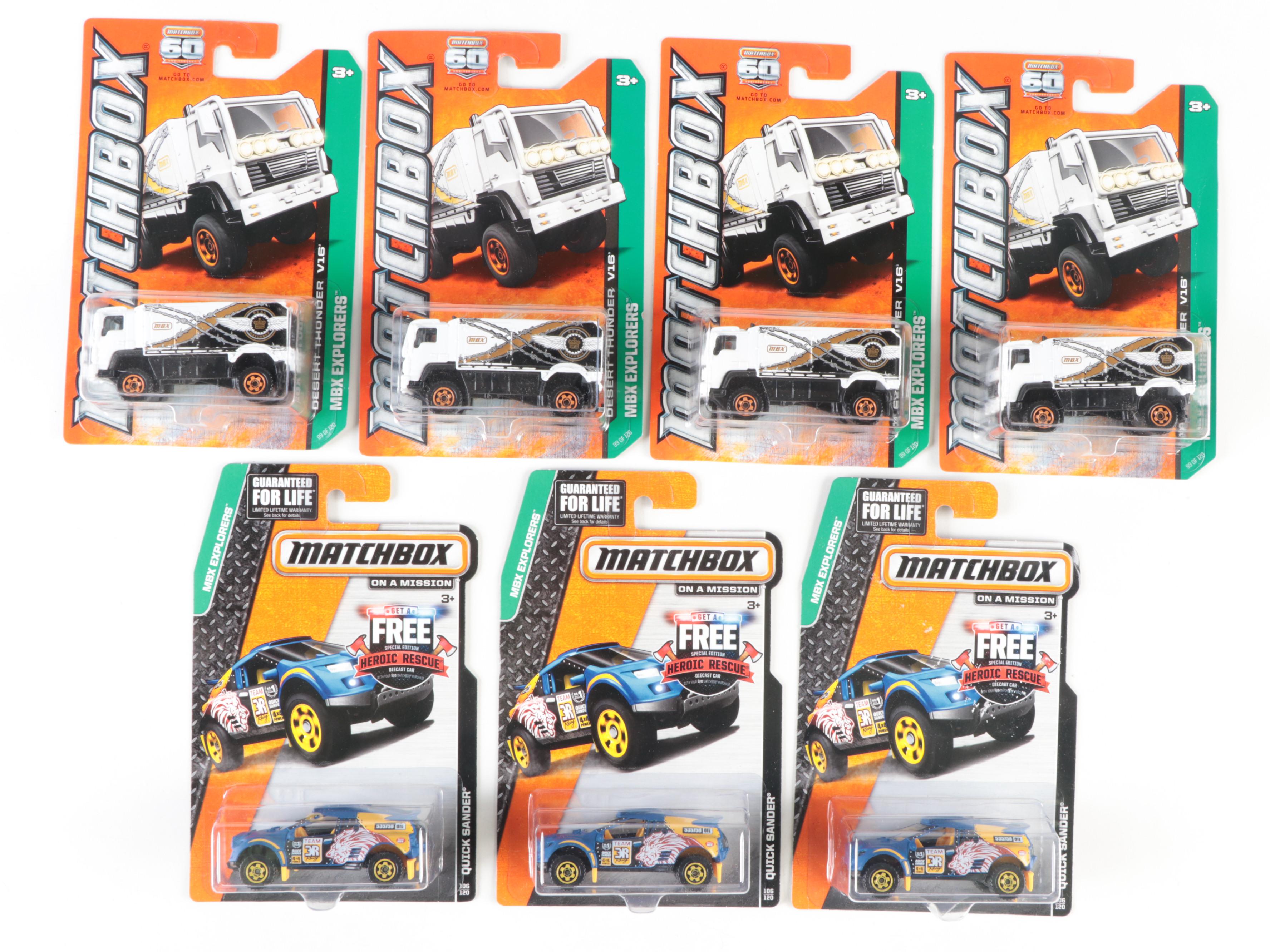 Matchbox MBX Adventure City, MBX Explorers and More Diecast Vehicles