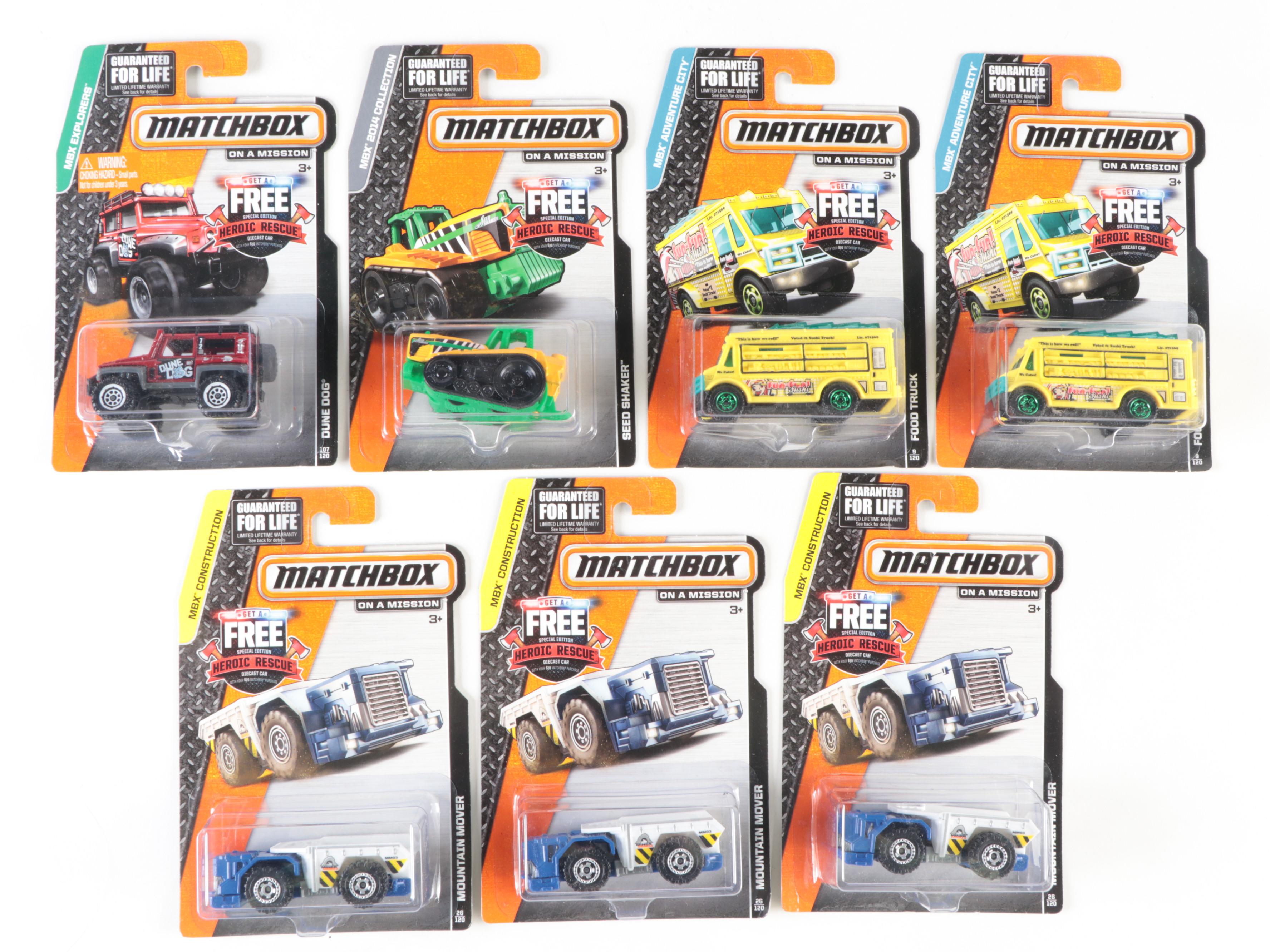 Matchbox MBX Adventure City, MBX Explorers and More Diecast Vehicles