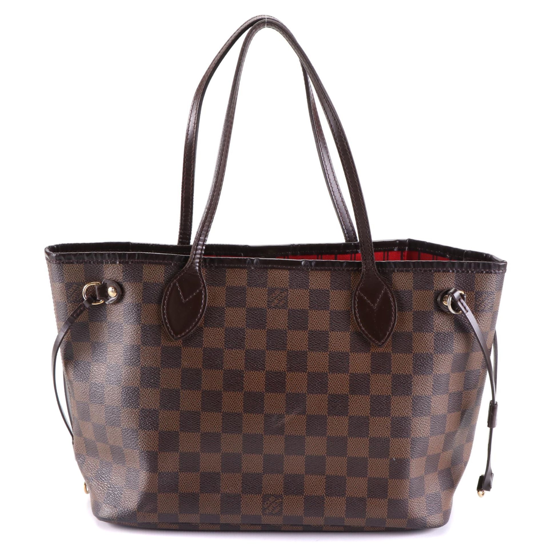 Louis Vuitton Neverfull PM in Damier Ebene Canvas