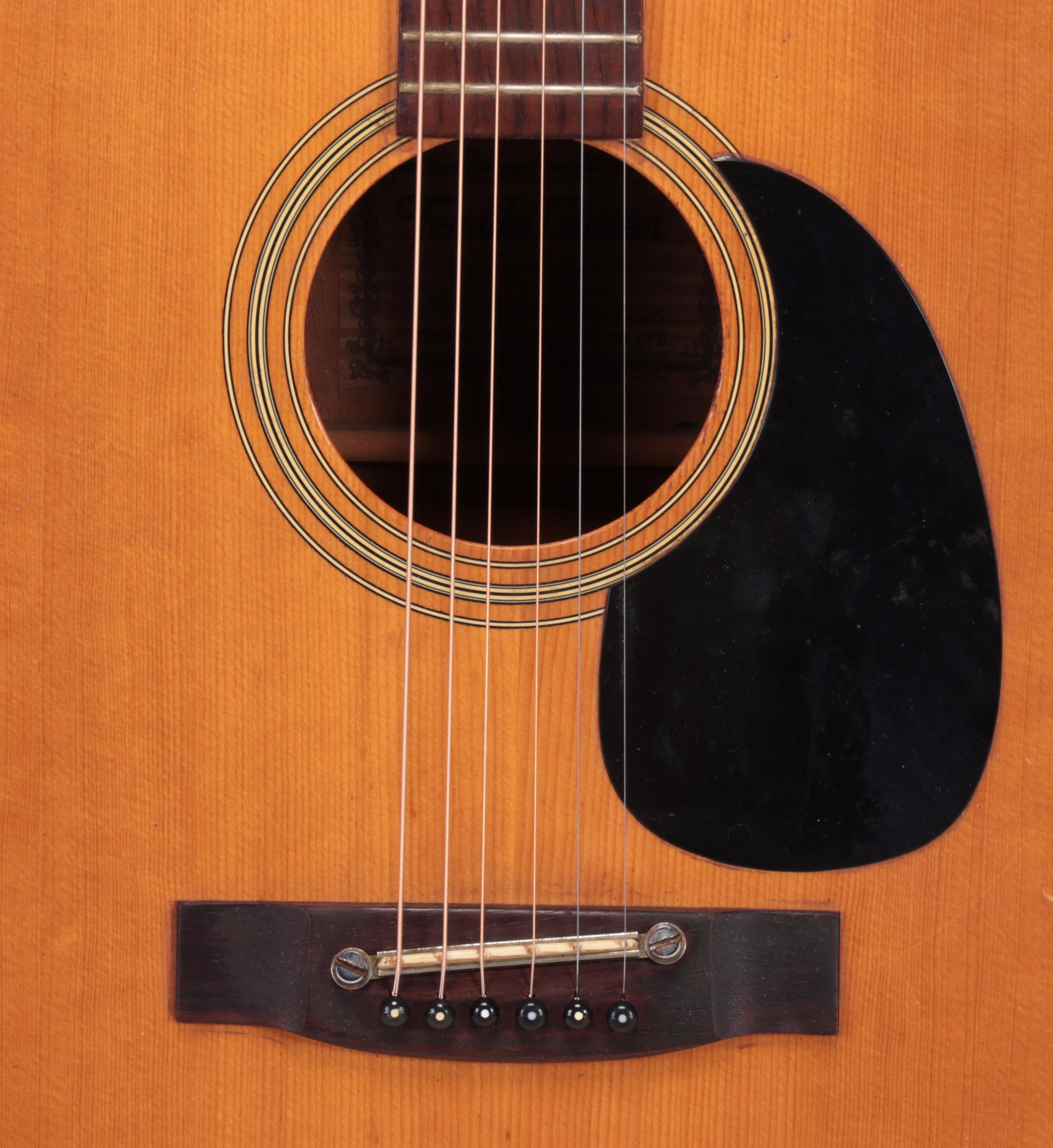 Terada T760 Japanese Six-String Dreadnought Acoustic Guitar, Late 20th Century