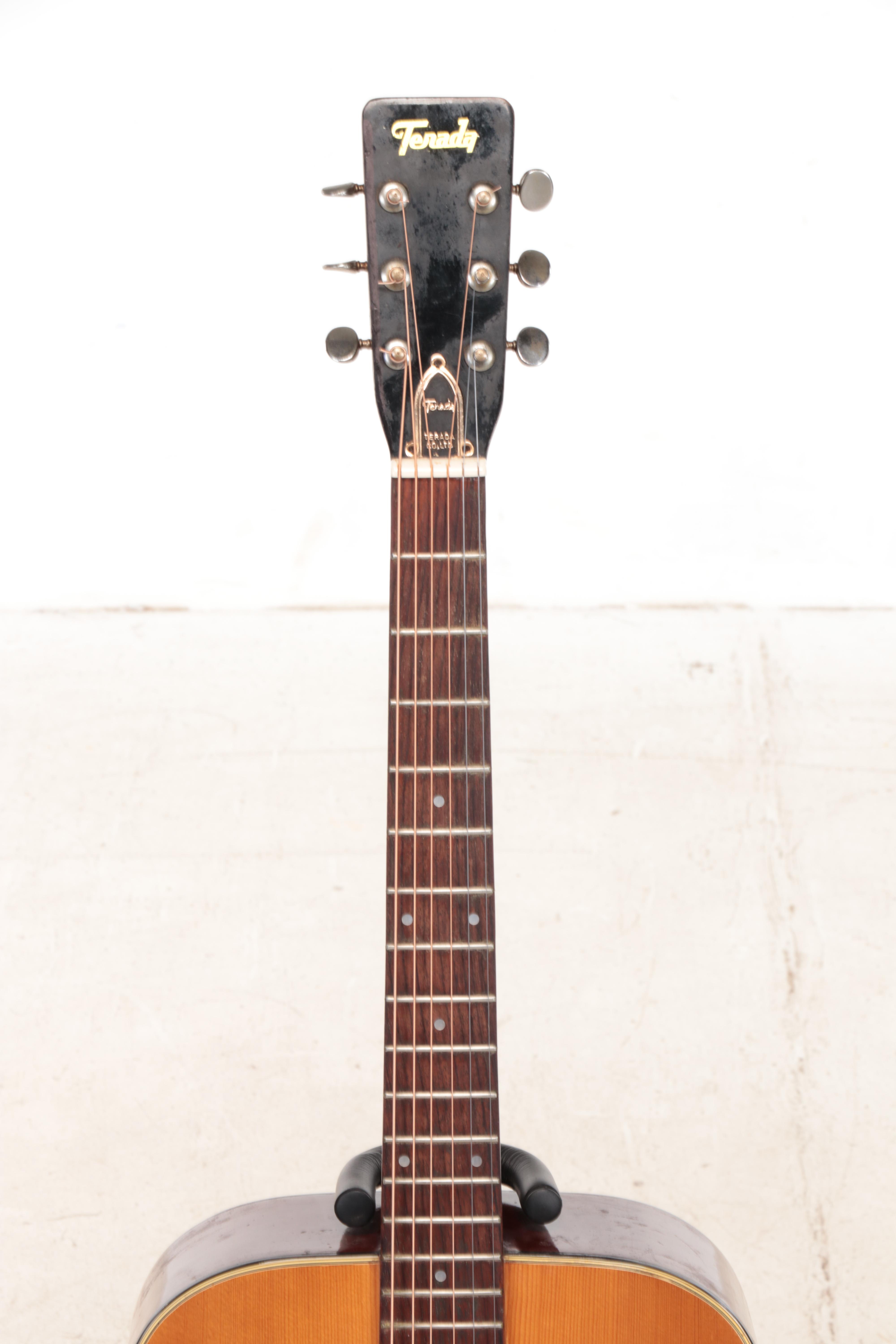 Terada T760 Japanese Six-String Dreadnought Acoustic Guitar, Late 20th Century