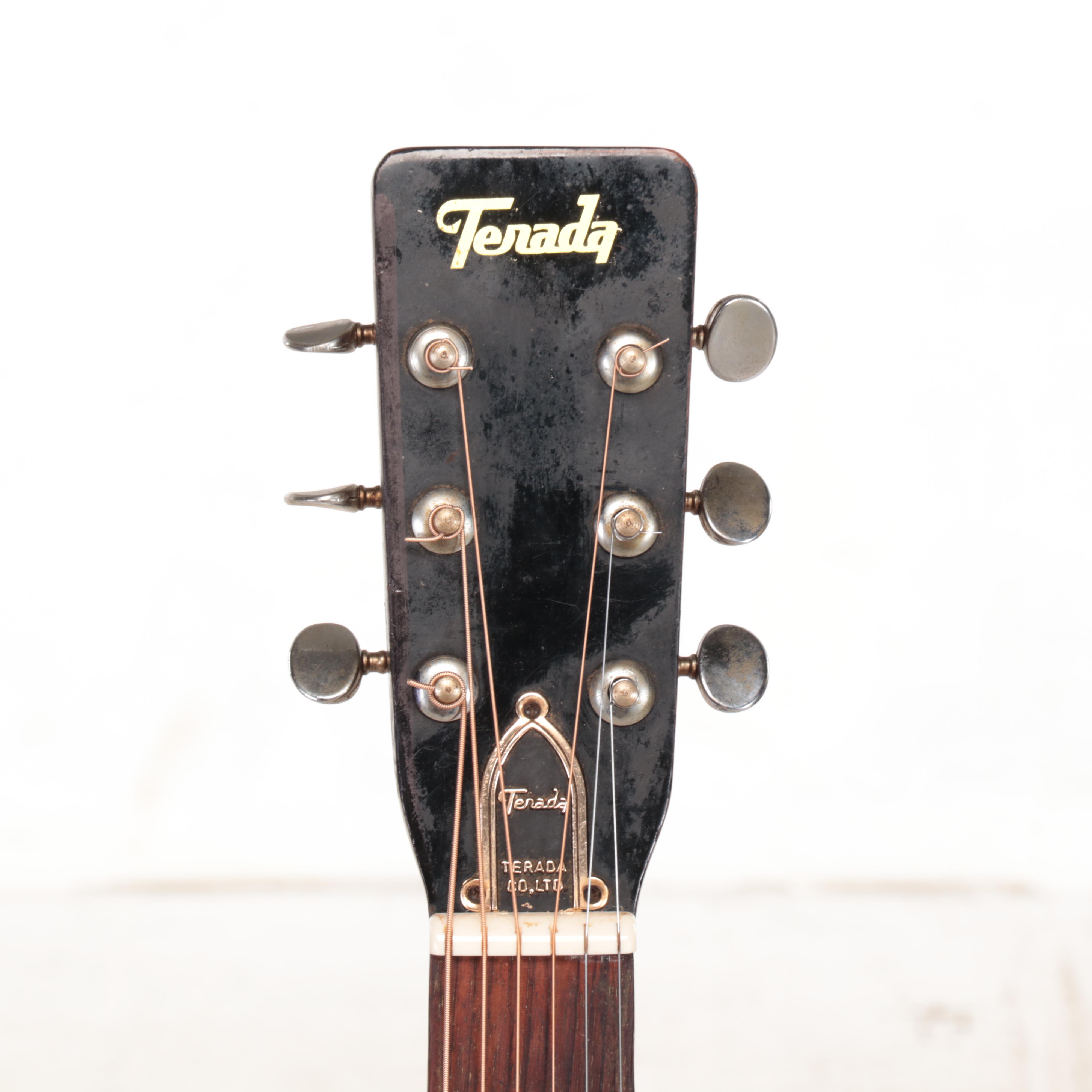 Terada T760 Japanese Six-String Dreadnought Acoustic Guitar, Late 20th Century