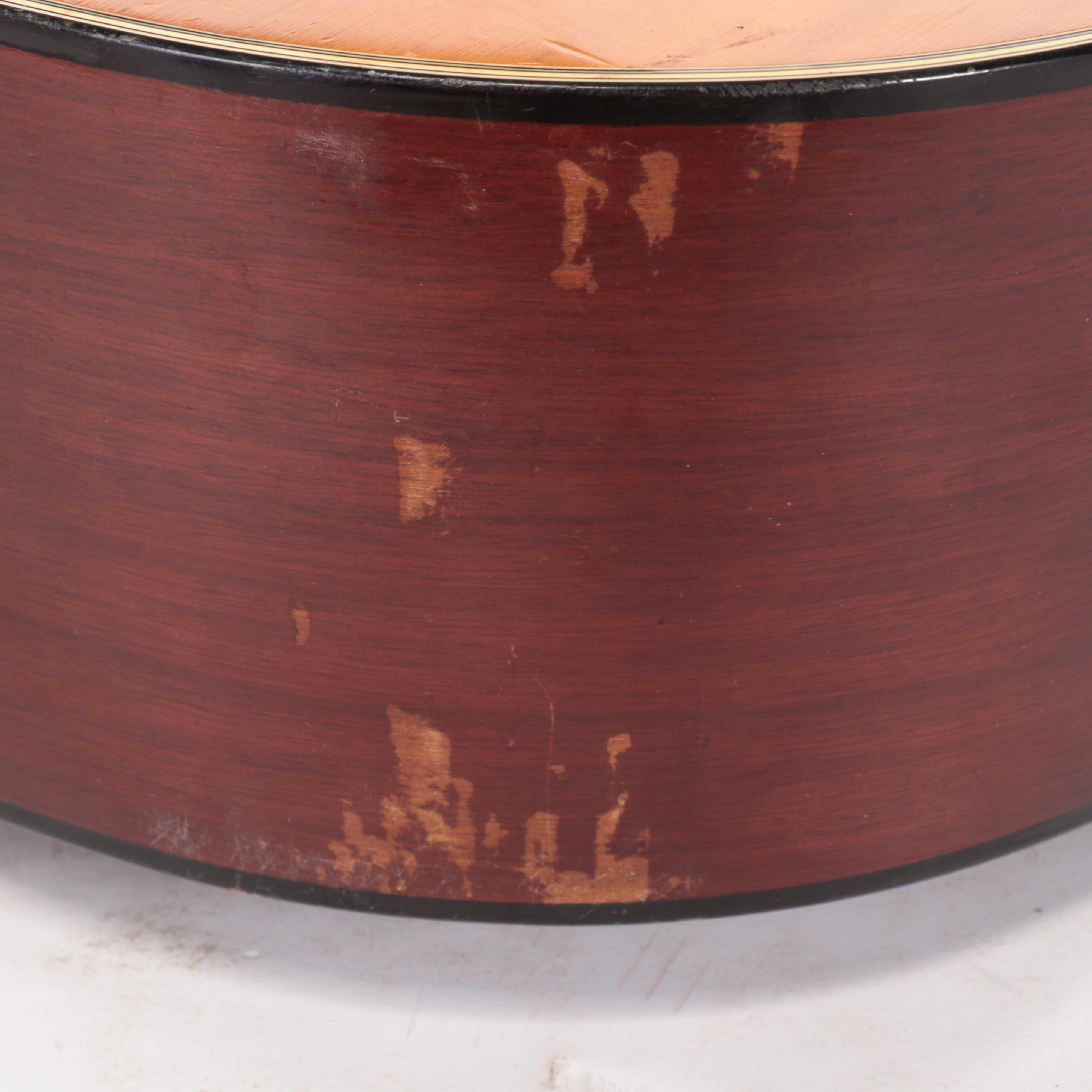 Terada T760 Japanese Six-String Dreadnought Acoustic Guitar, Late 20th Century