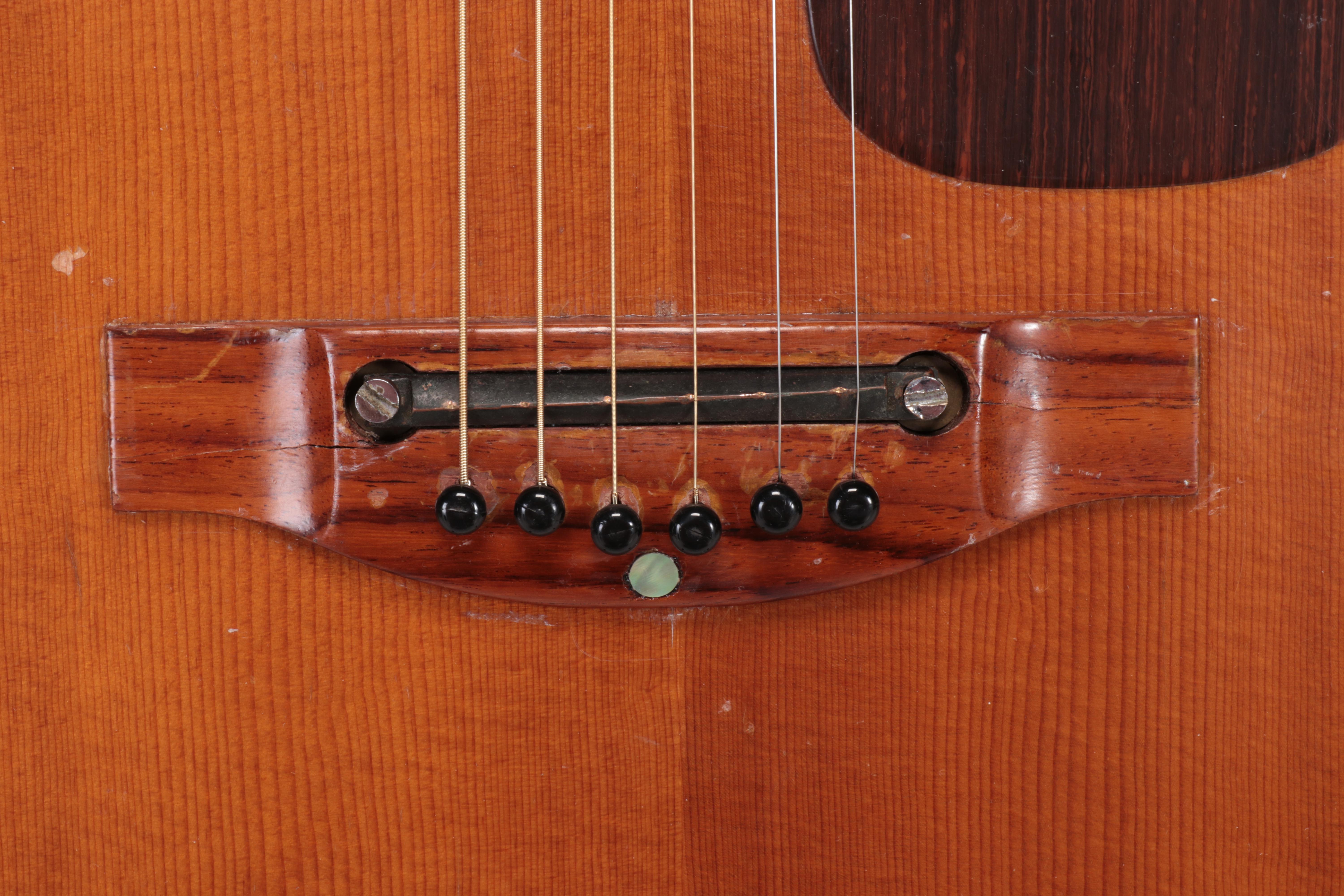 Ventura Bruno V-12 Six-String Acoustic Guitar, Mid-20th Century