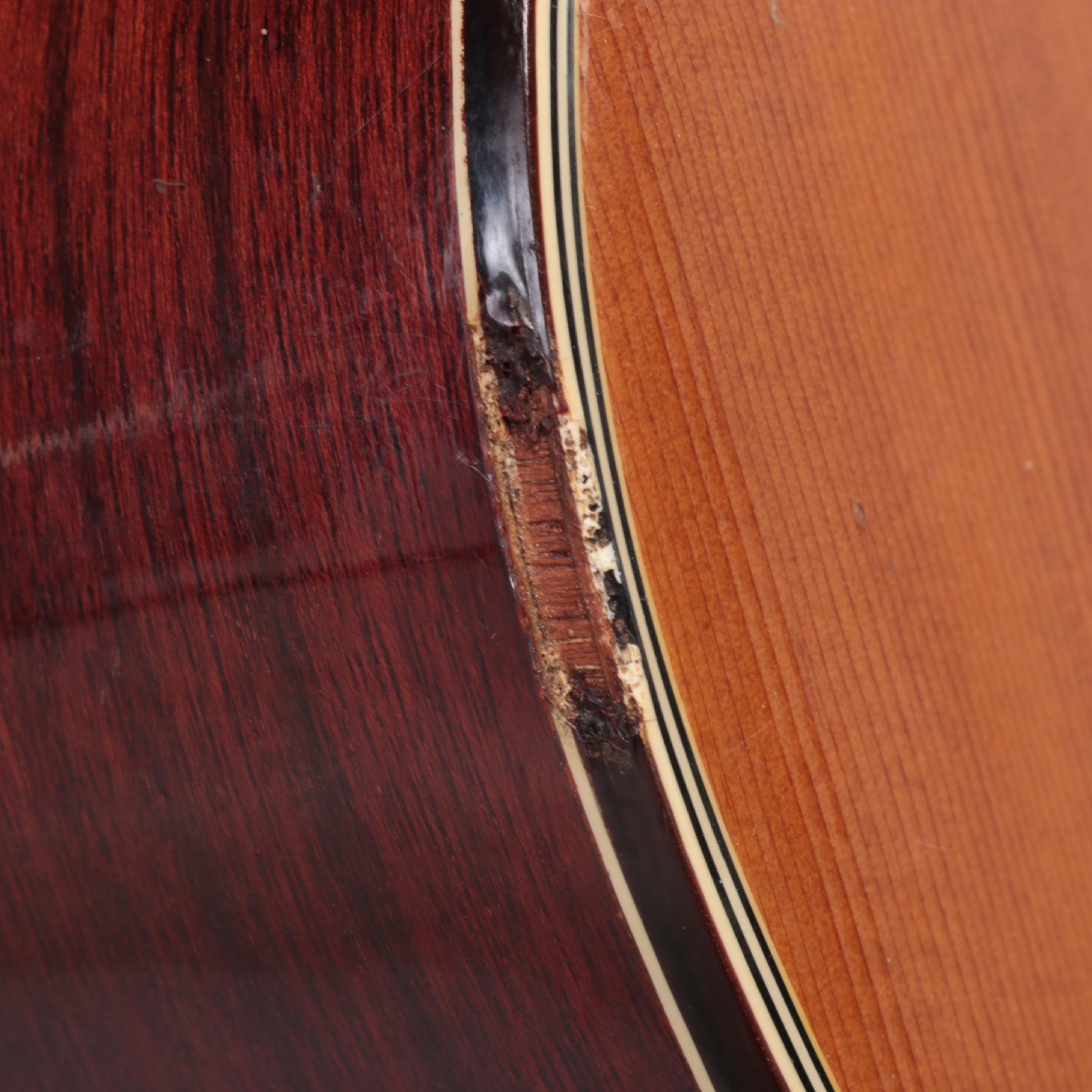 Ventura Bruno V-12 Six-String Acoustic Guitar, Mid-20th Century