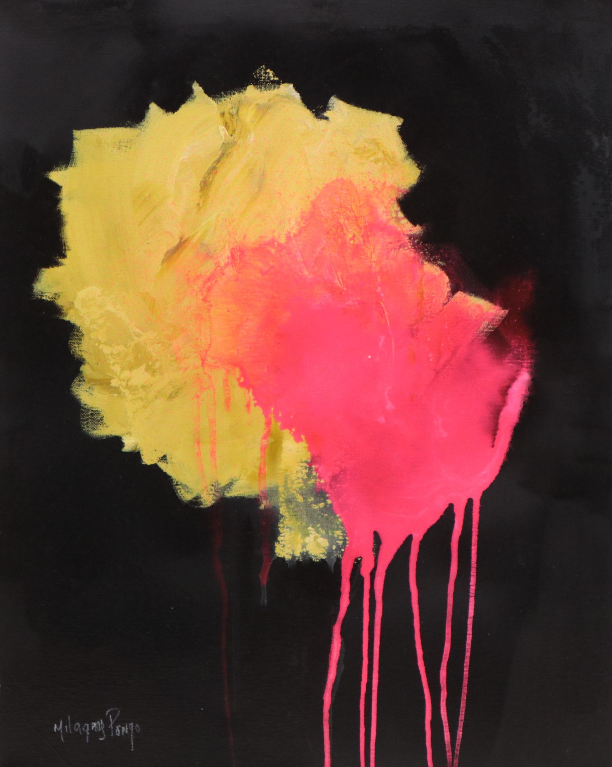 Milagros Pongo Abstract Acrylic Painting