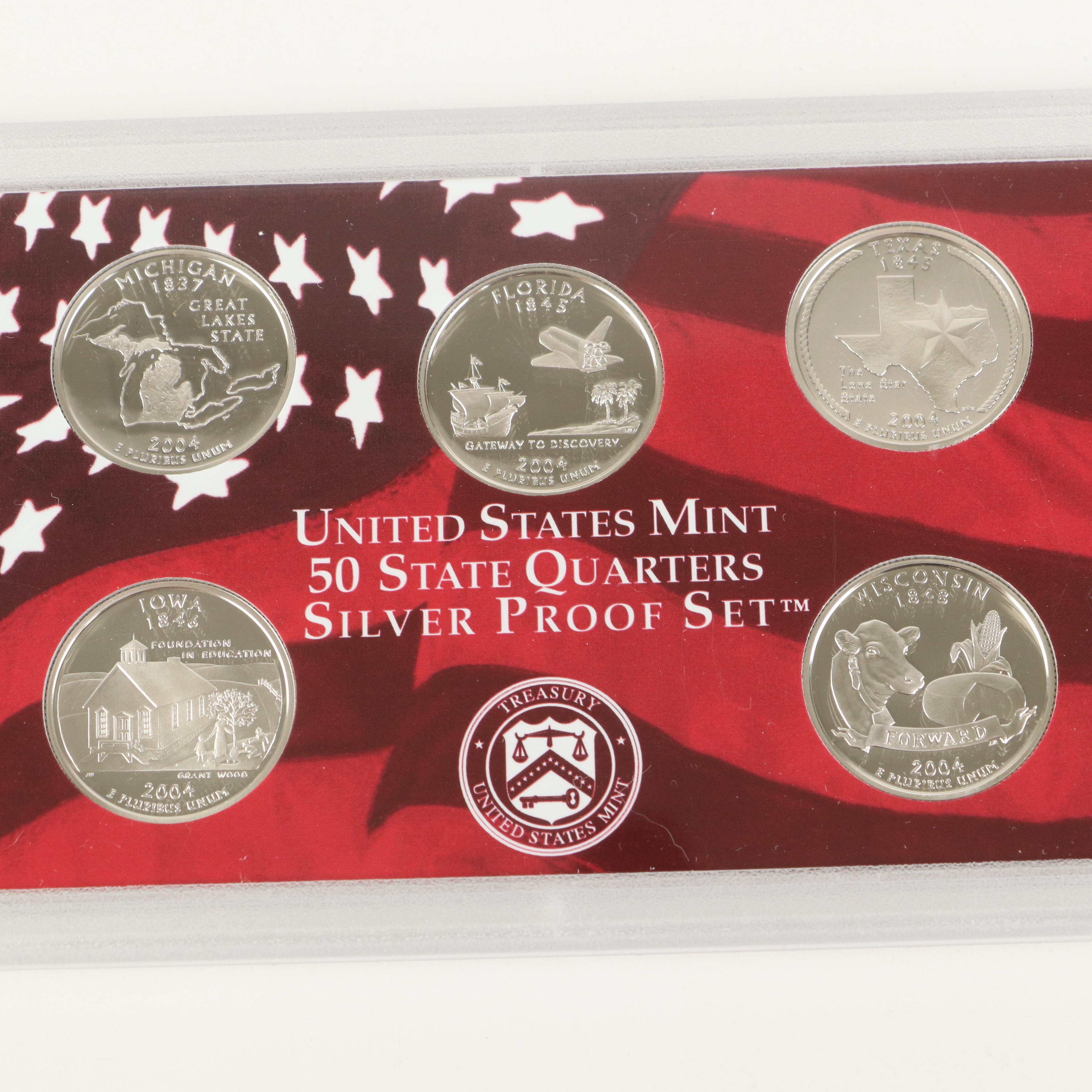 Seven United States Silver Proof Sets